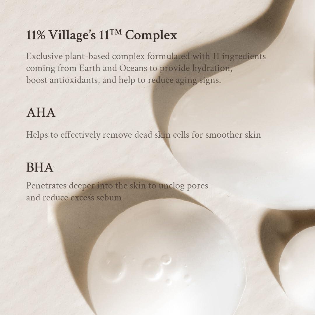 Suero Exfoliante AHA BHA Village 11 Factory 50ml Piel Grasa