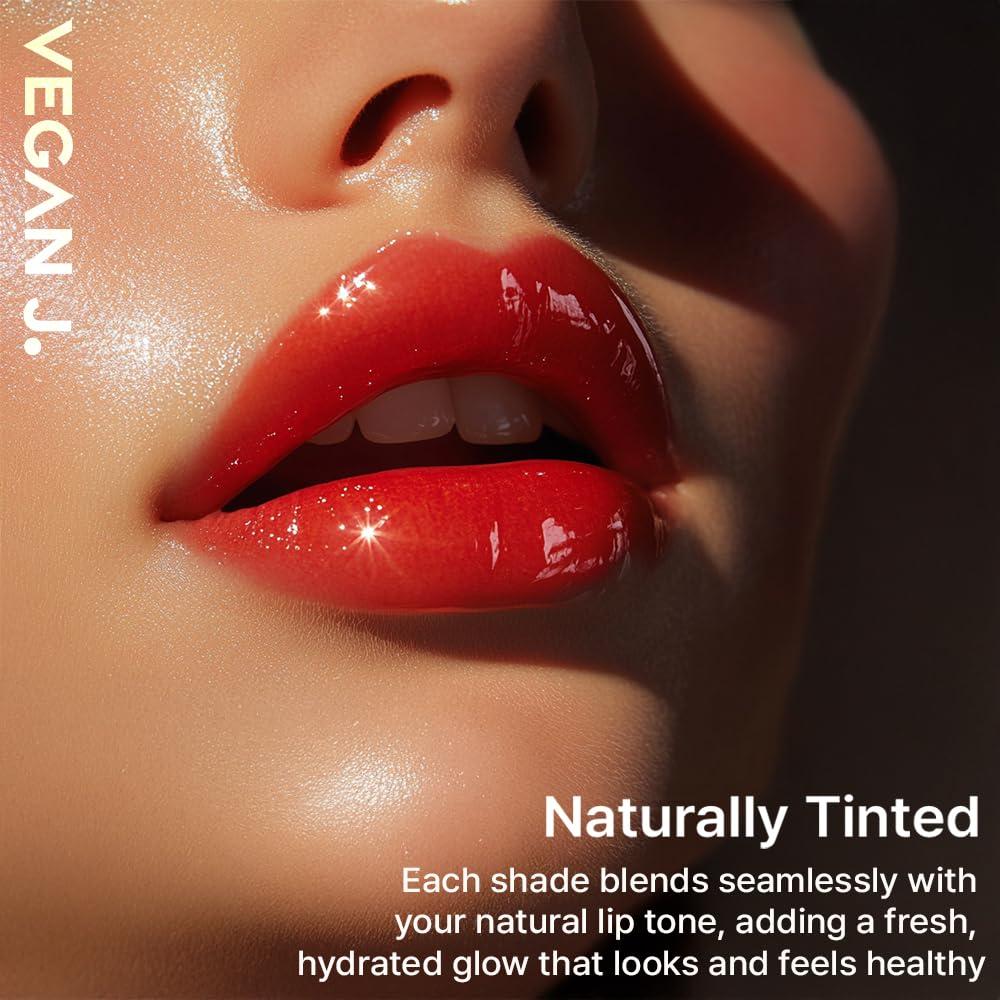 Bálsamo Labial Vegano Belleza Coreana 4.8g Rojo Rubí