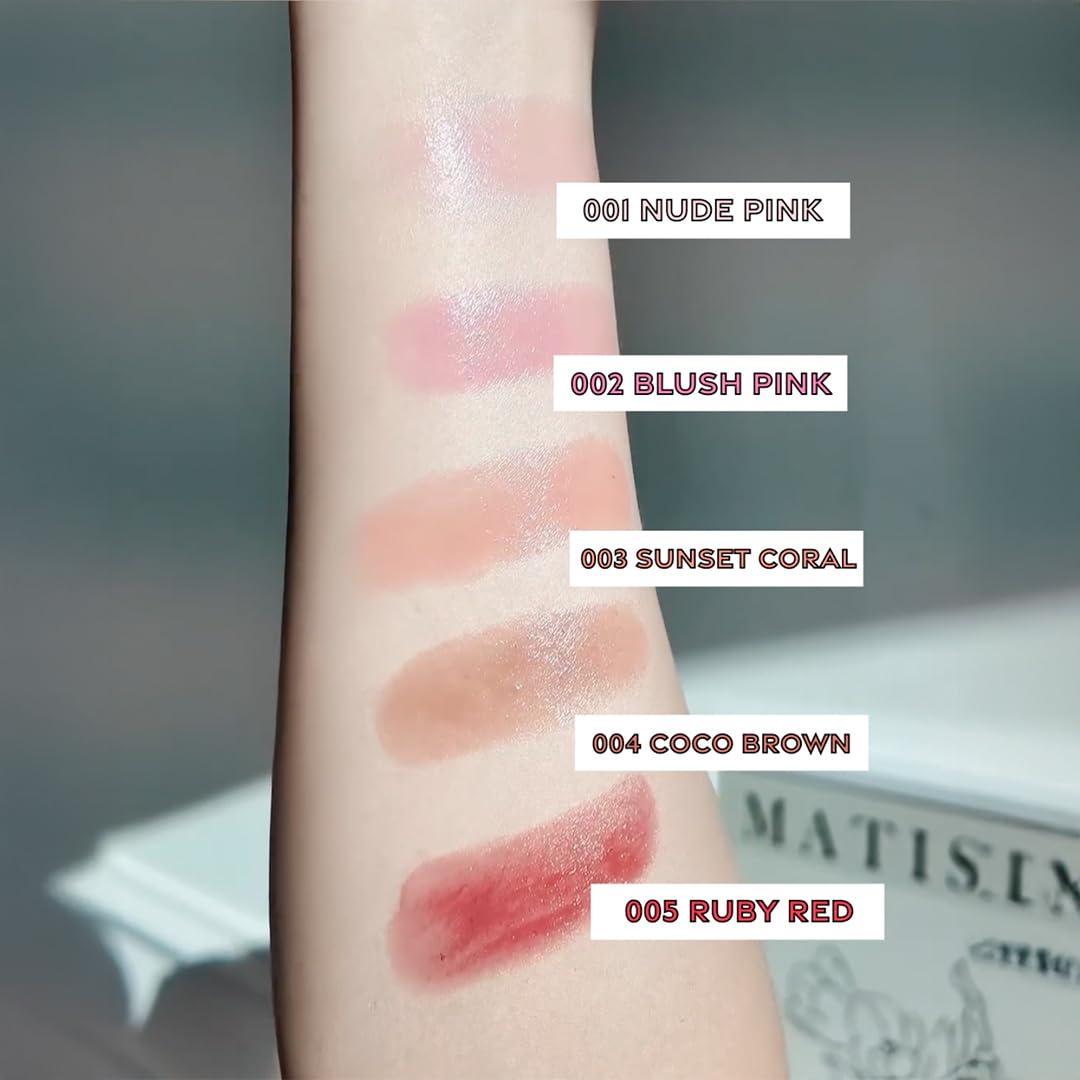 Bálsamo Labial Vegano Belleza Coreana 4.8g Rojo Rubí