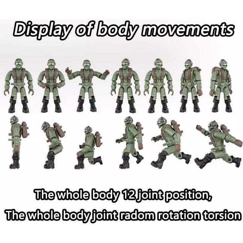 Set de Bloques de Construcción Policía 8 Piezas GUANGDONG K8832-5