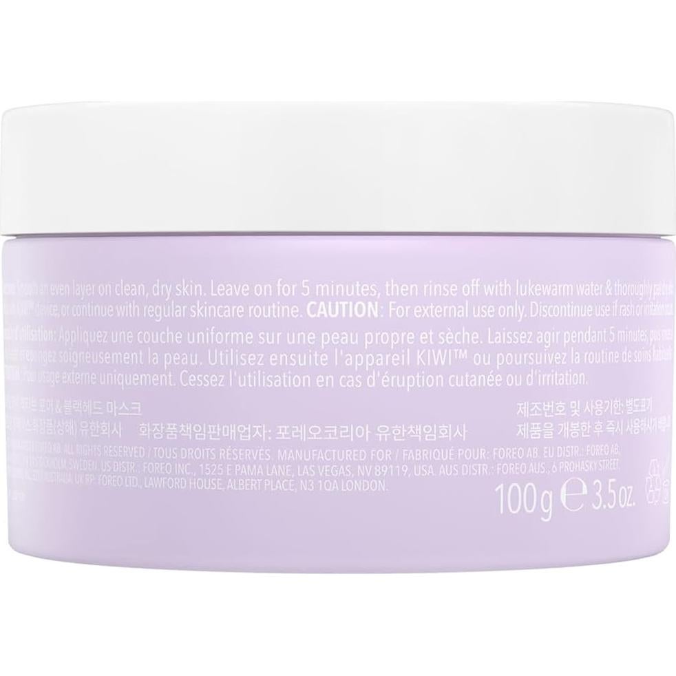 Máscara Facial Purificante FOREO KIWI 99 g - Removedor de Puntos Negros y Poros