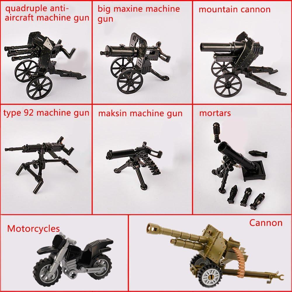 Figuras Mini Policías SHANTOU 12 Figuras y 90 Accesorios