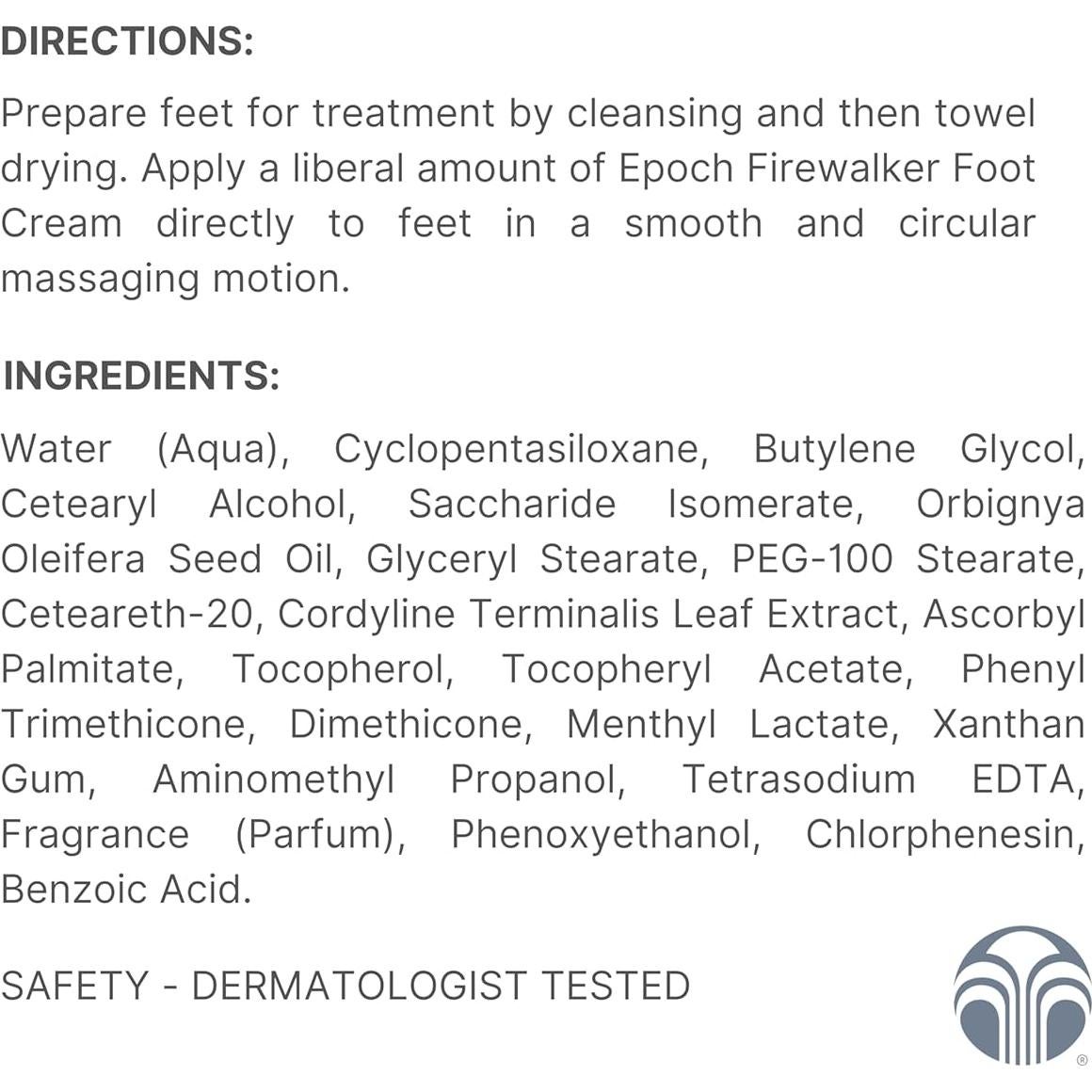 Crema para Pies Nu Skin Epoch Firewalker 100g - Alivio y Hidratación