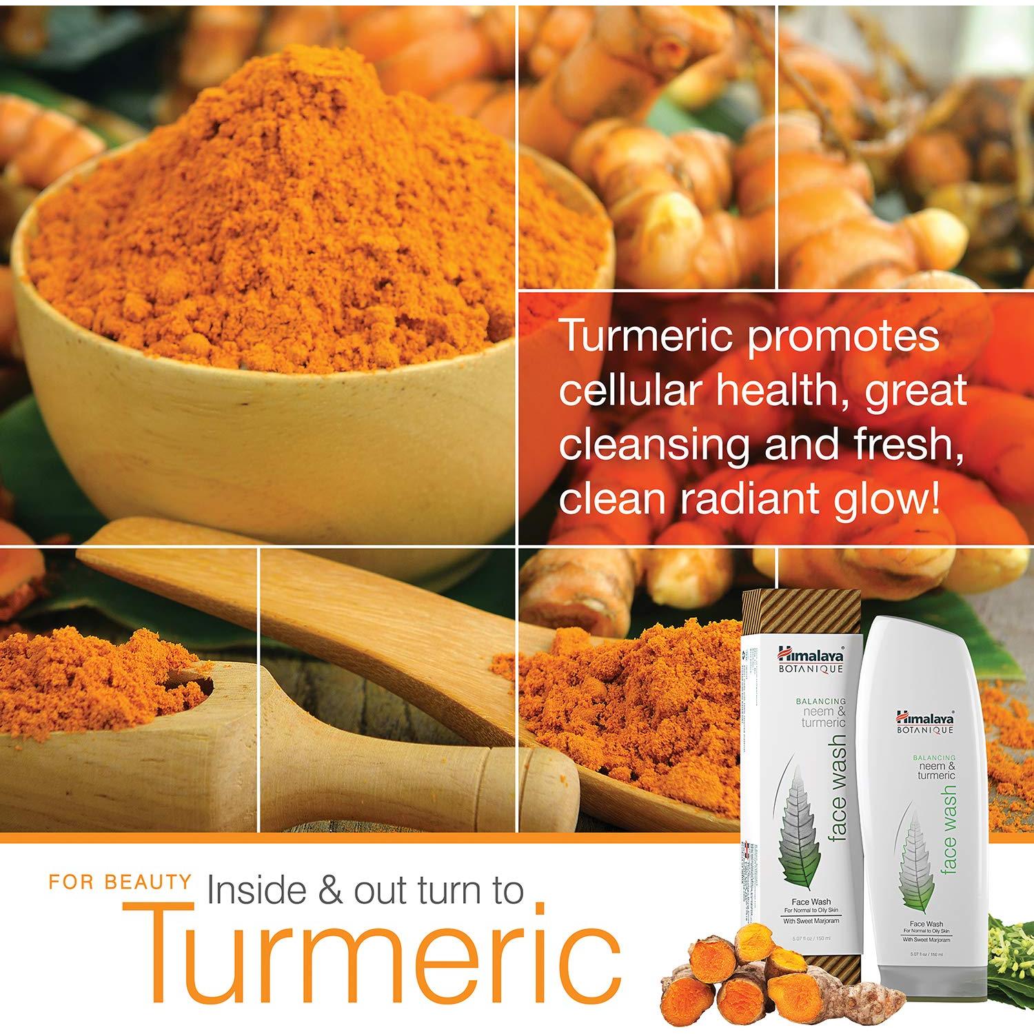 Limpiador Facial Himalaya Neem y Cúrcuma 150 ml Vegano