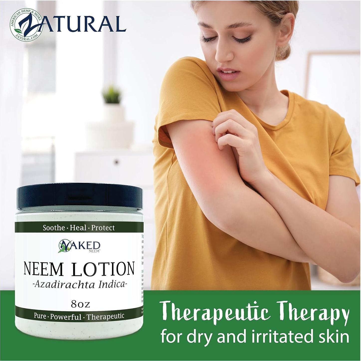 Loción para Manos y Cuerpo Zatural Neem 226.8g - Calma y Protege