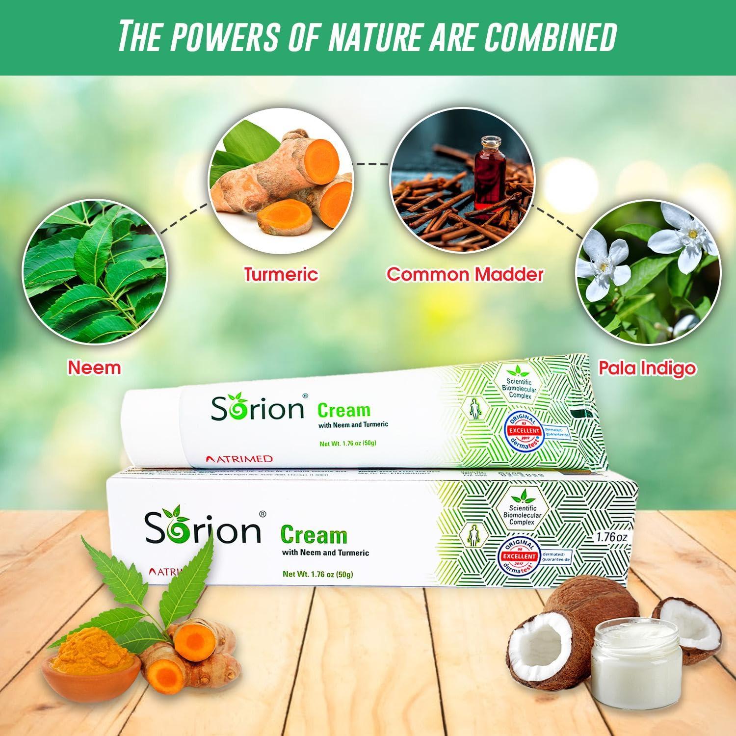 Crema Sorion Hidratante Herbal 51g - Piel Seca y Picazón