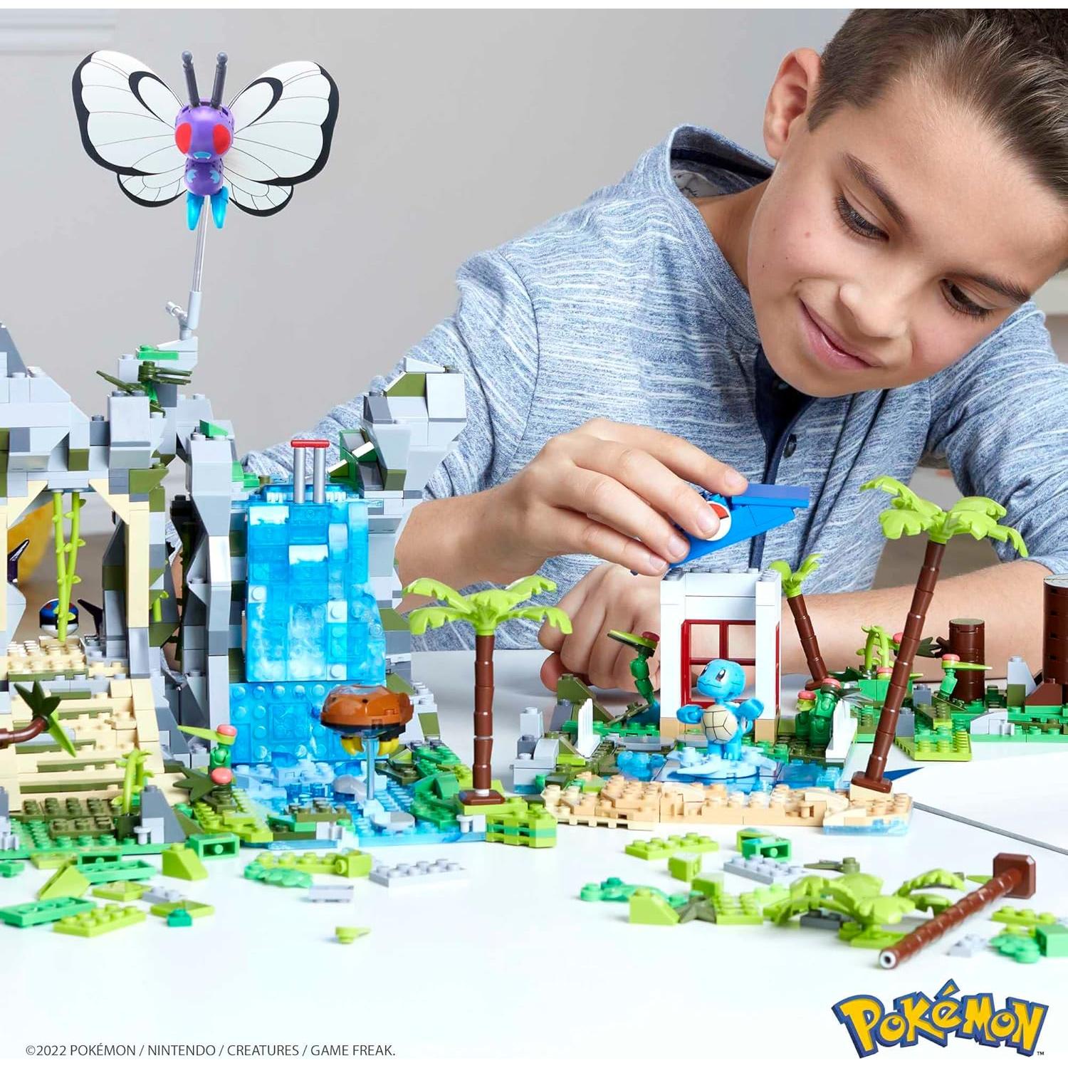 MEGA Juguetes de Construcción Pokémon Selva 1362 Piezas