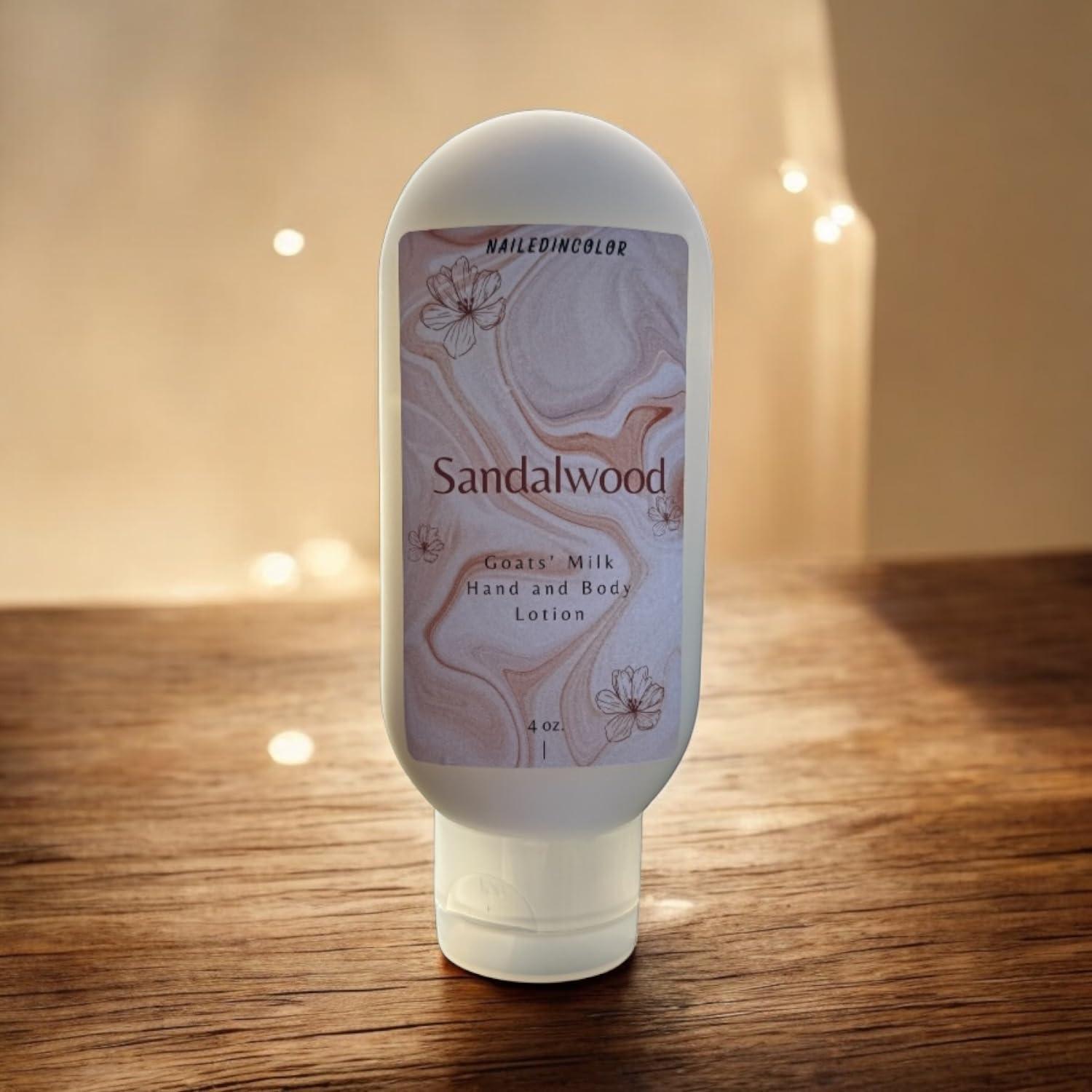 Loción Corporal y de Manos Sándalo 113g - Hidratante Natural