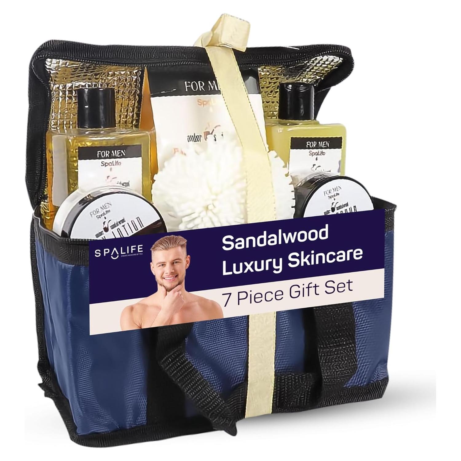 Conjunto de Regalo SpaLife Sándalo para Hombres - 7 Piezas