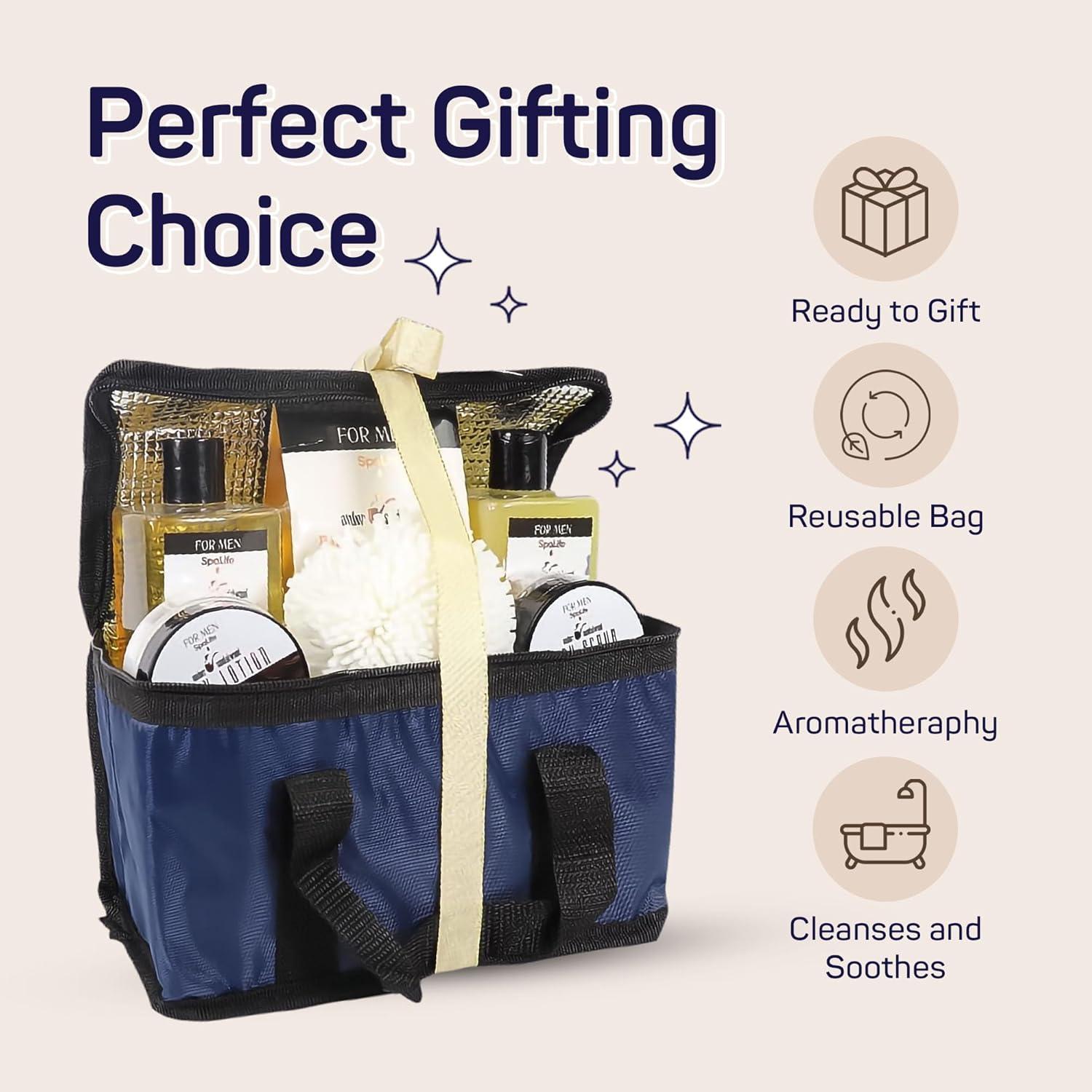 Conjunto de Regalo SpaLife Sándalo para Hombres - 7 Piezas