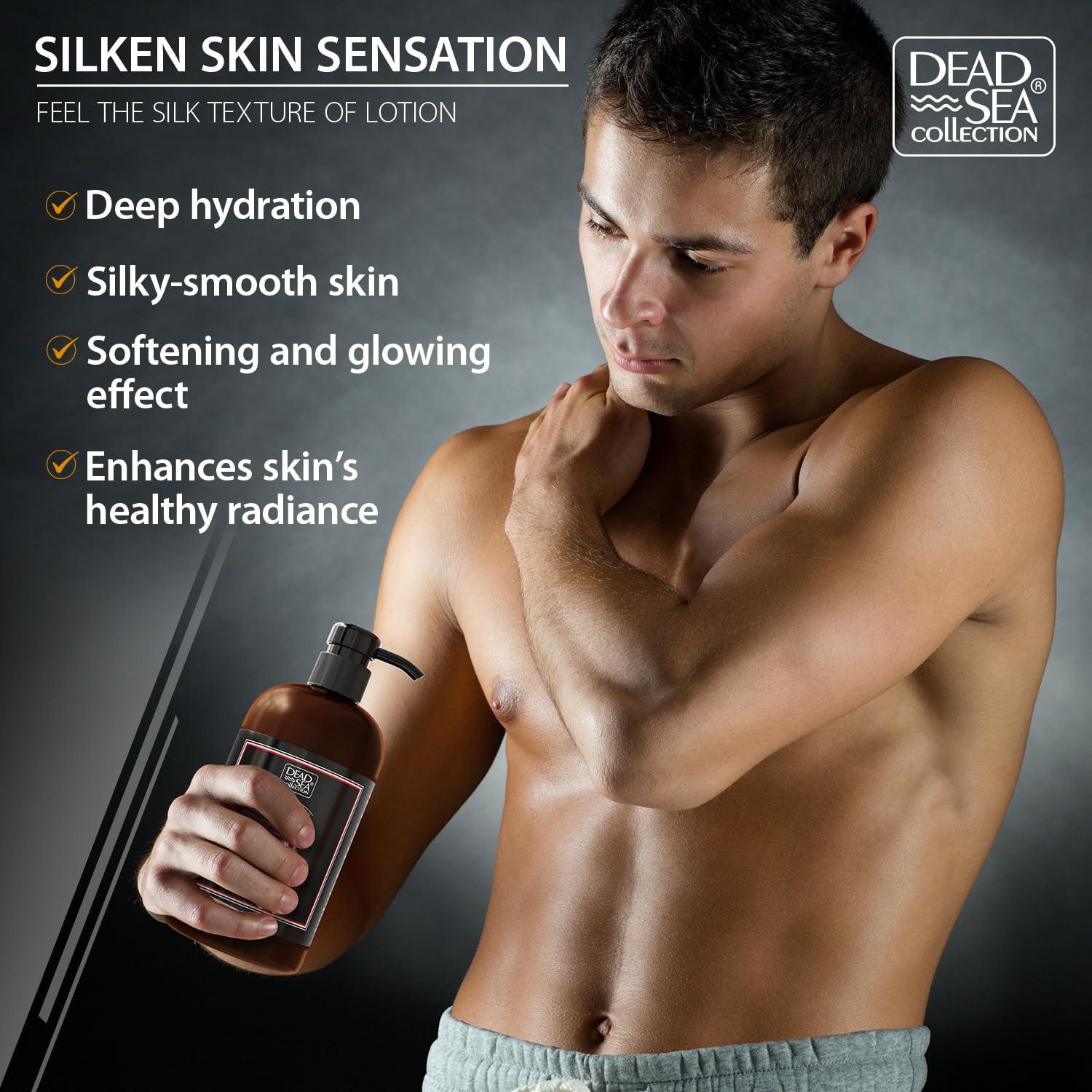 Loción Corporal Hidratante para Hombres Sándalo 500 ml - Mar Muerto