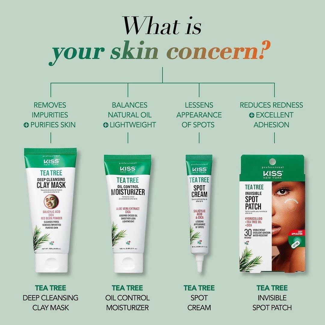 Hidratante Facial Kiss New York 100 ml Cica Aloe Vera Antibrillo