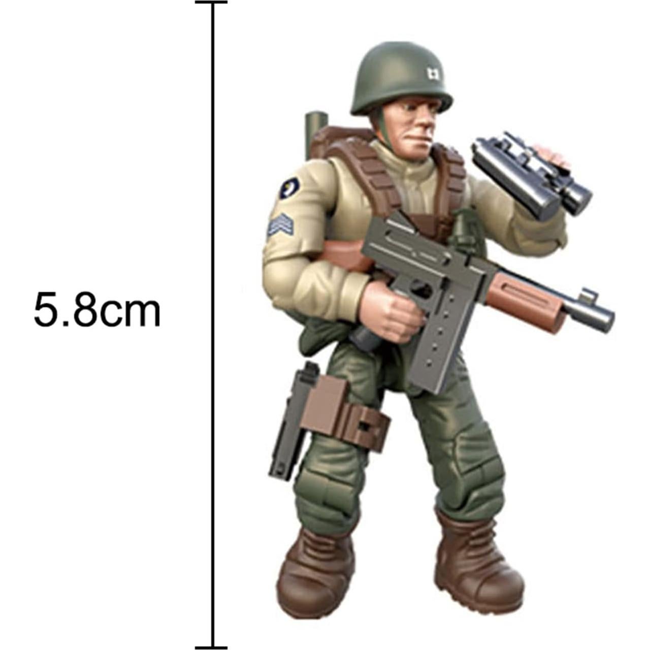 Set 6 Figuras de Soldados de Acción MEIEST con Accesorios