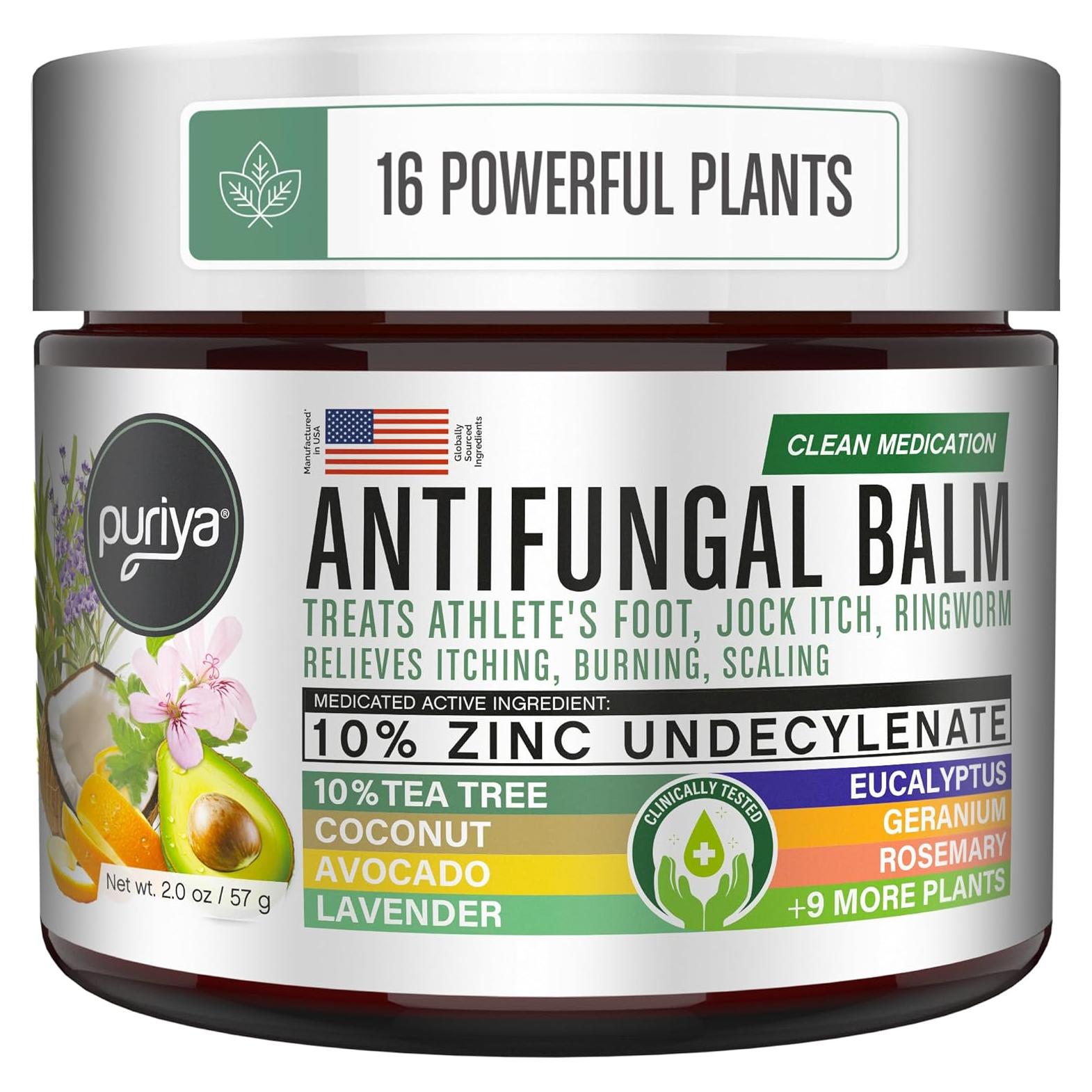 Crema Antifúngica Puriya 55g - Tratamiento Pie de Atleta y Tiña