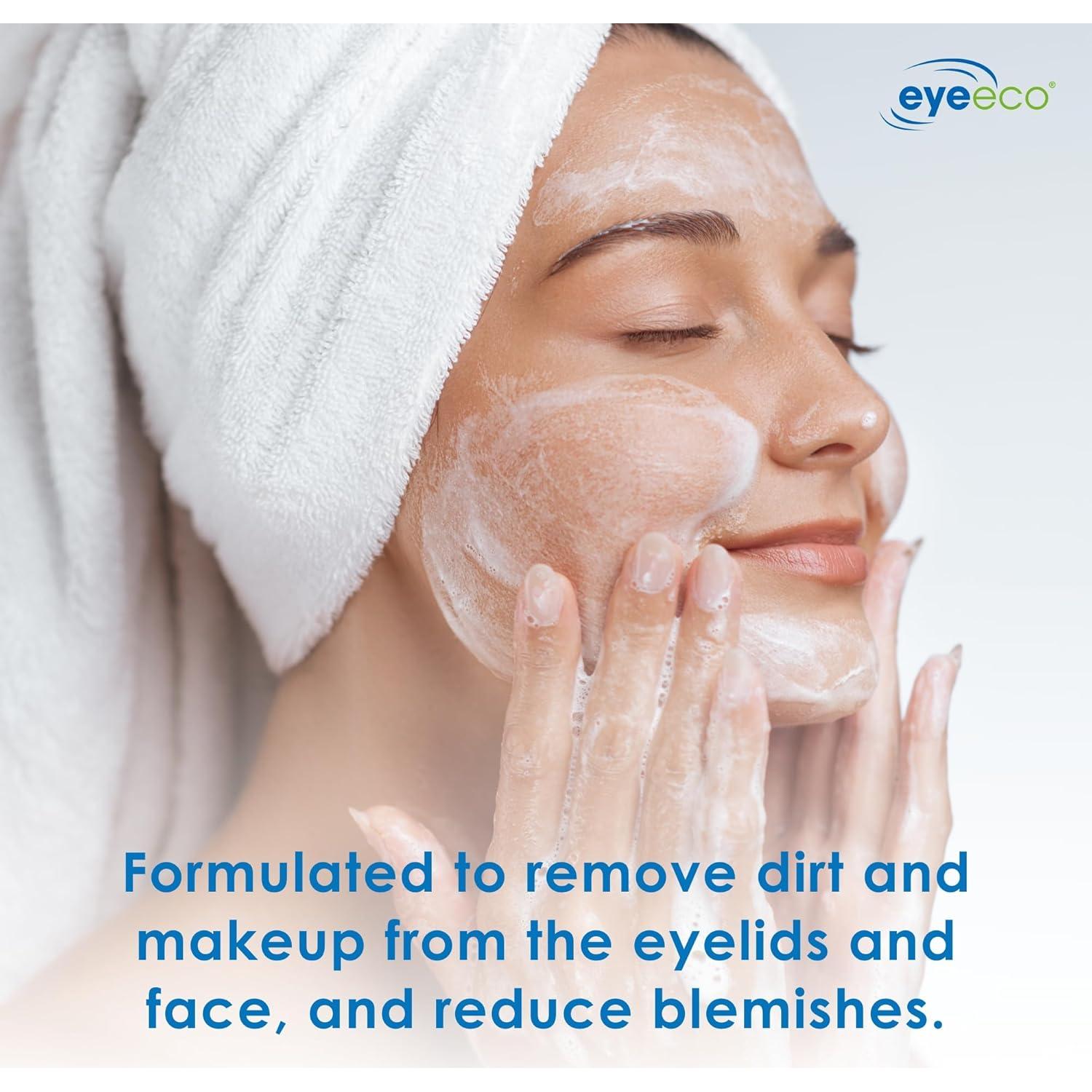 Limpiador Facial y de Párpados EyeEco 50mL - No Irritante