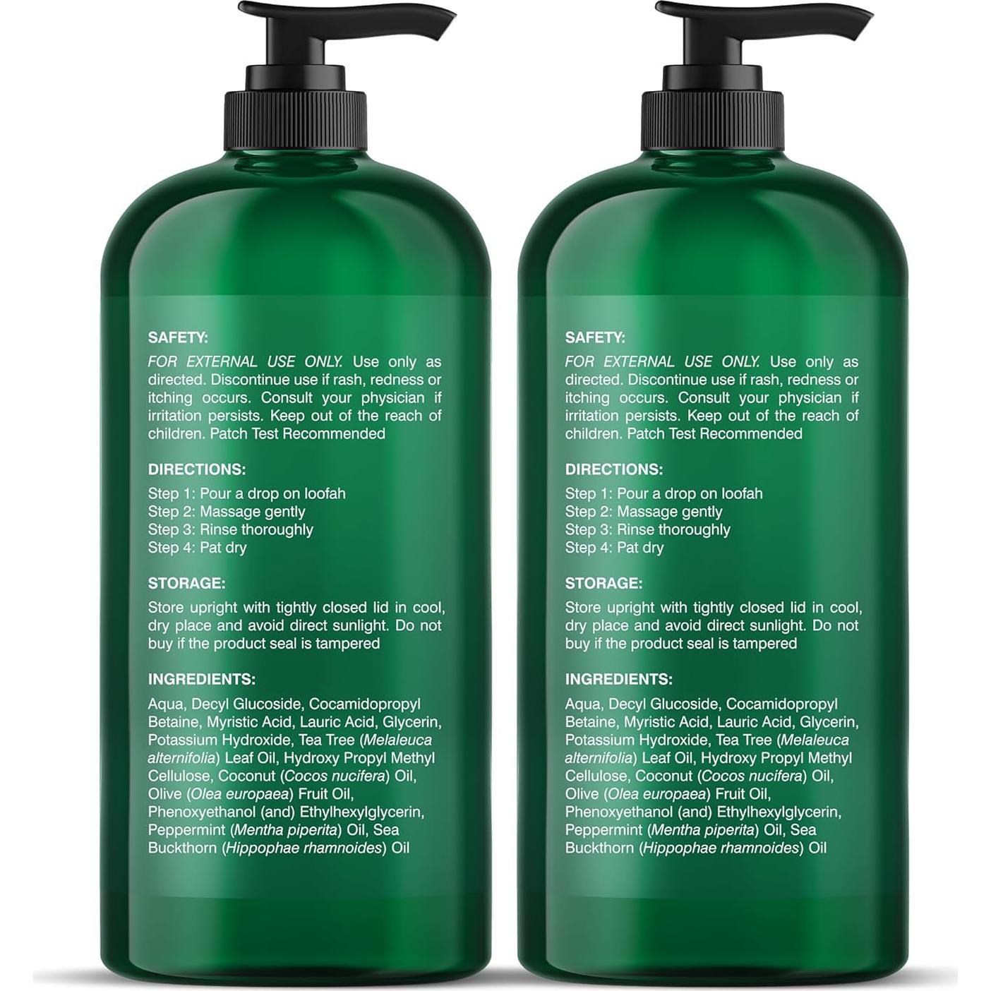 Jabón Corporal Antifúngico Botanic Hearth 473 ml Set de 2