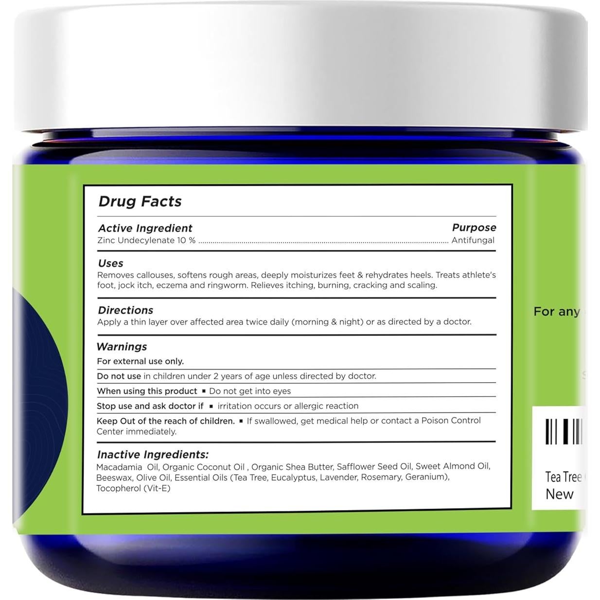 Bálsamo Hidratante para Pies FOOT CURE 56.7g - Alivio Pie de Atleta