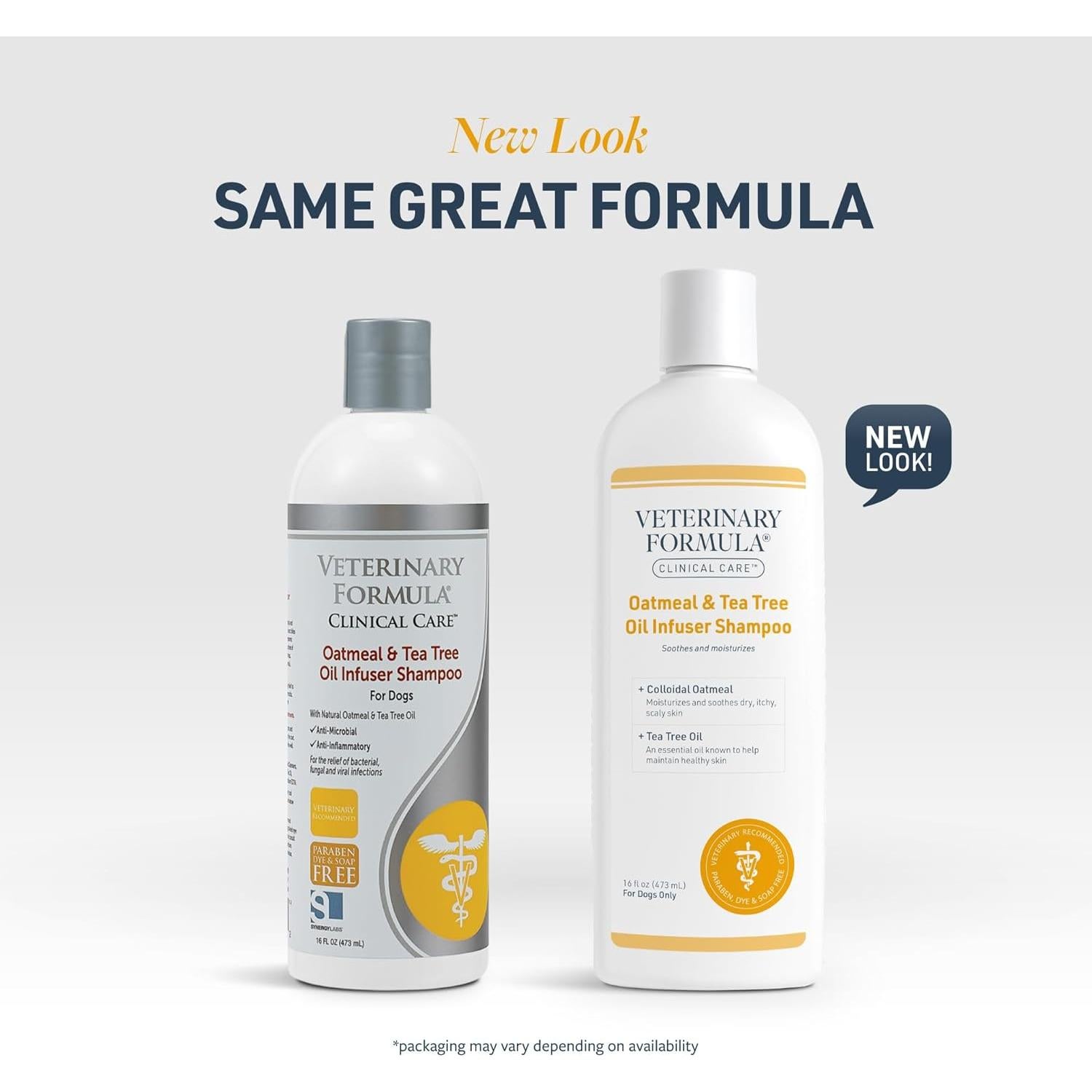 Champú para perros Veterinary Formula 473 ml con avena y árbol de té