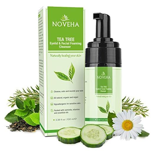 Limpiador Espumoso NOVEHA de Árbol de Té 95.5g - Cuidado Ocular