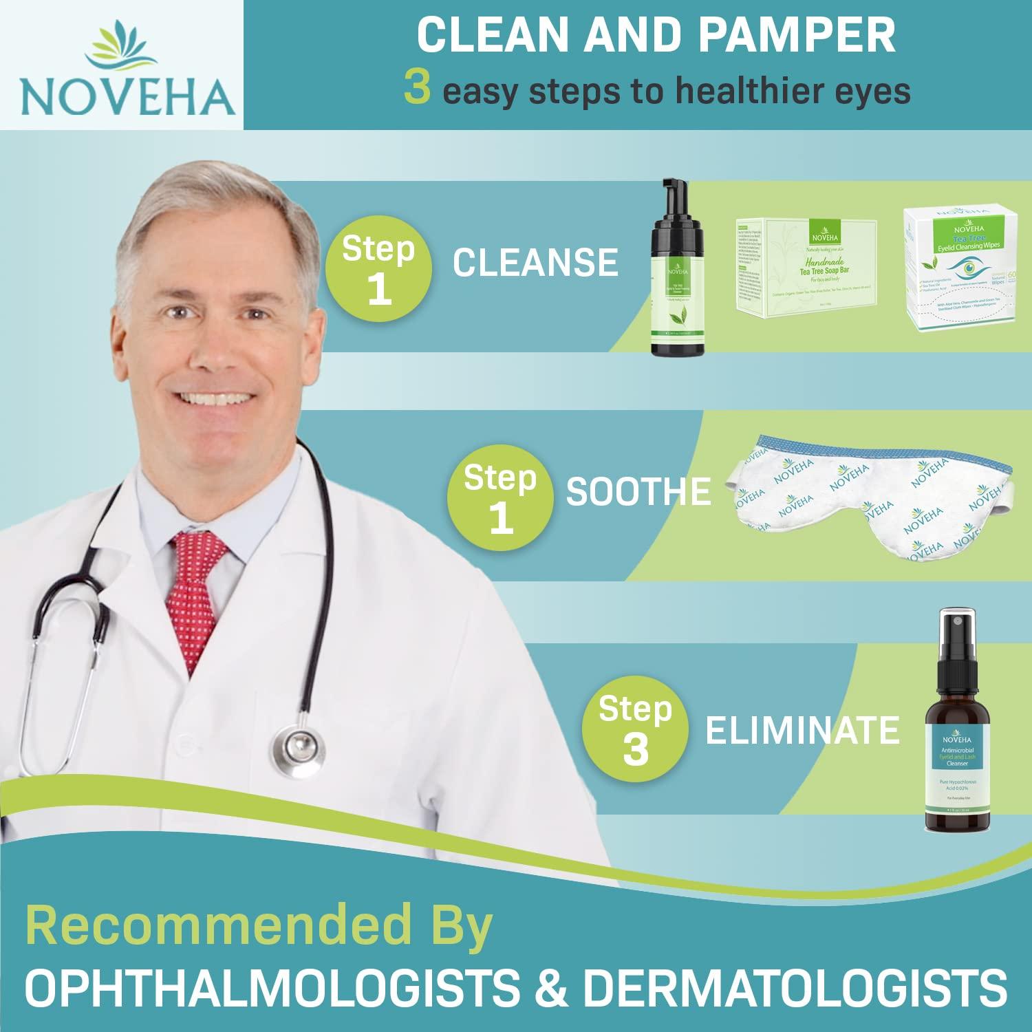 Limpiador Espumoso NOVEHA de Árbol de Té 95.5g - Cuidado Ocular