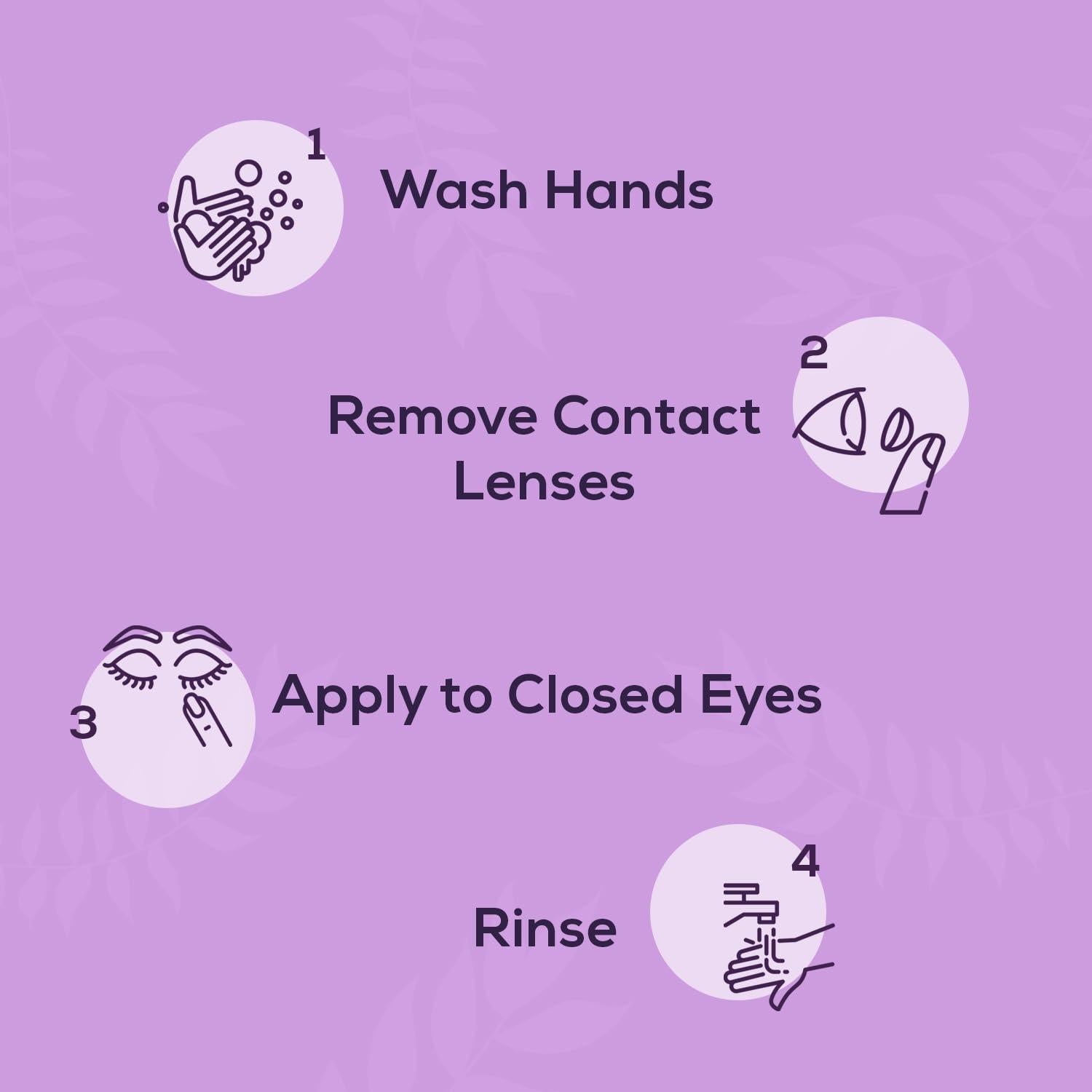 Limpiador Espumoso de Párpados NOVEHA 100ml con Lavanda y Árbol de Té