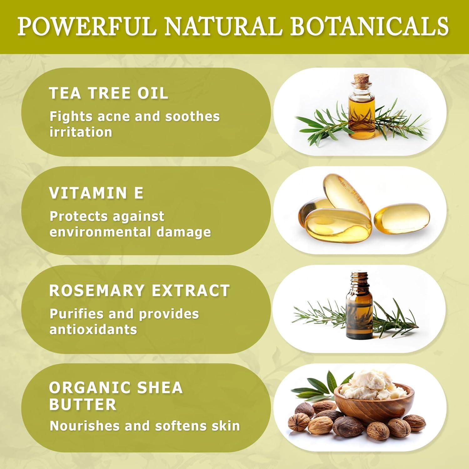 Limpiador Facial Dr. Woods 236 ml - Árbol de Té y Karité