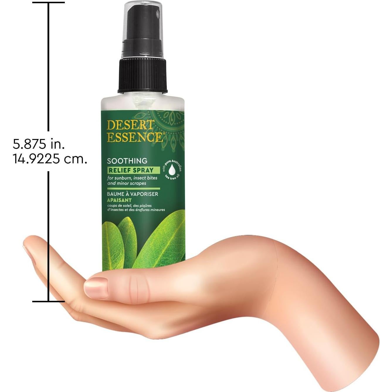 Spray de Alivio Desert Essence 118 ml - Aceite de Árbol de Té