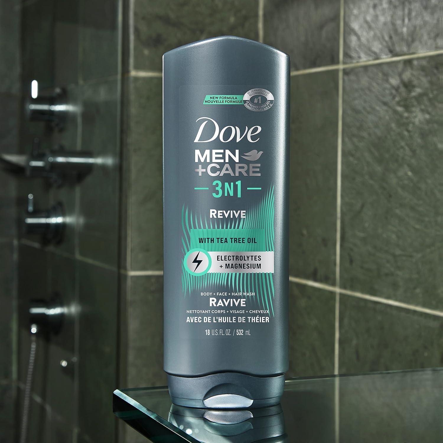 Dove Men+Care Gel de Ducha 3 en 1 Revitalizante 510 ml
