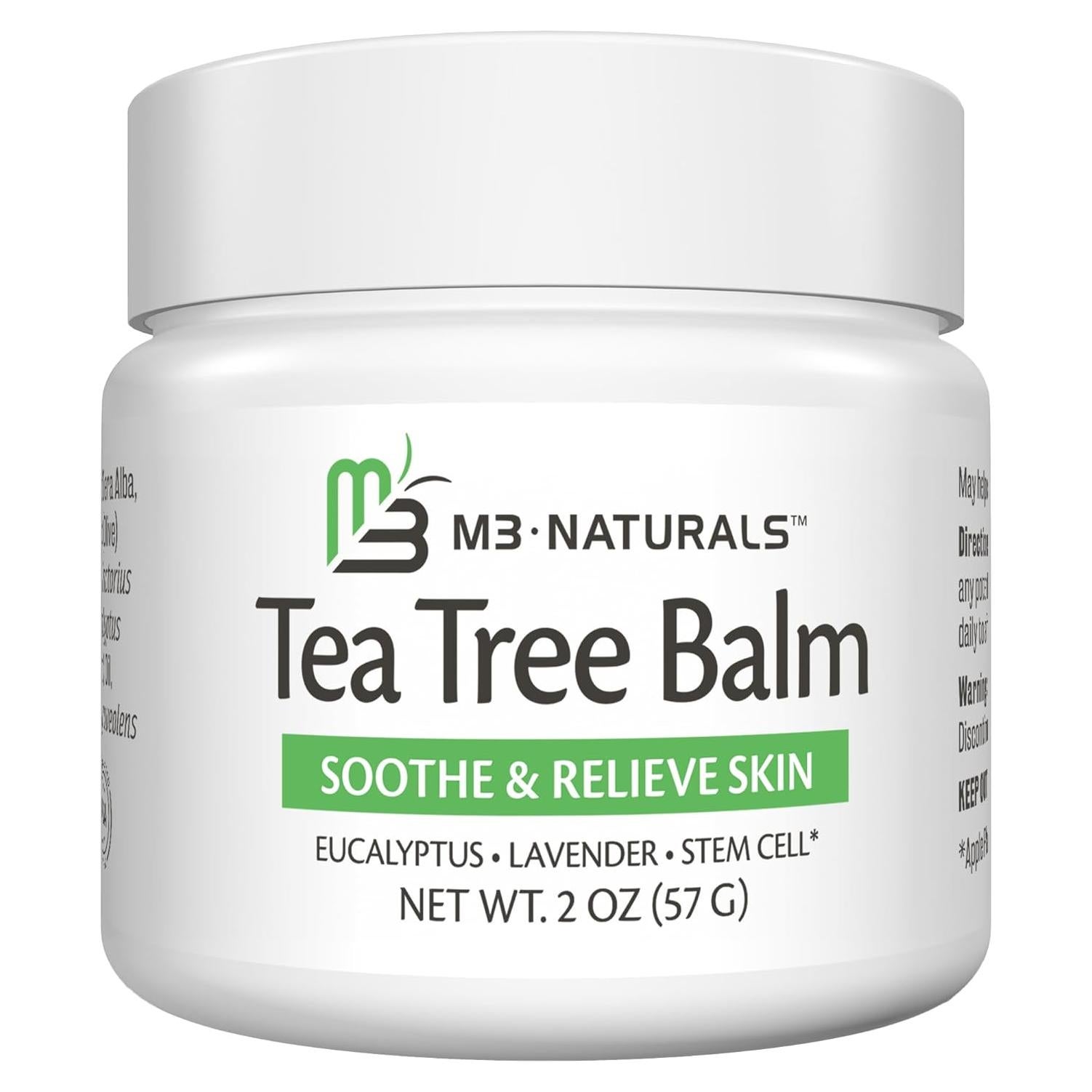 Bálsamo para Pies M3 Naturals - Hidratante de Árbol de Té 56.7 g