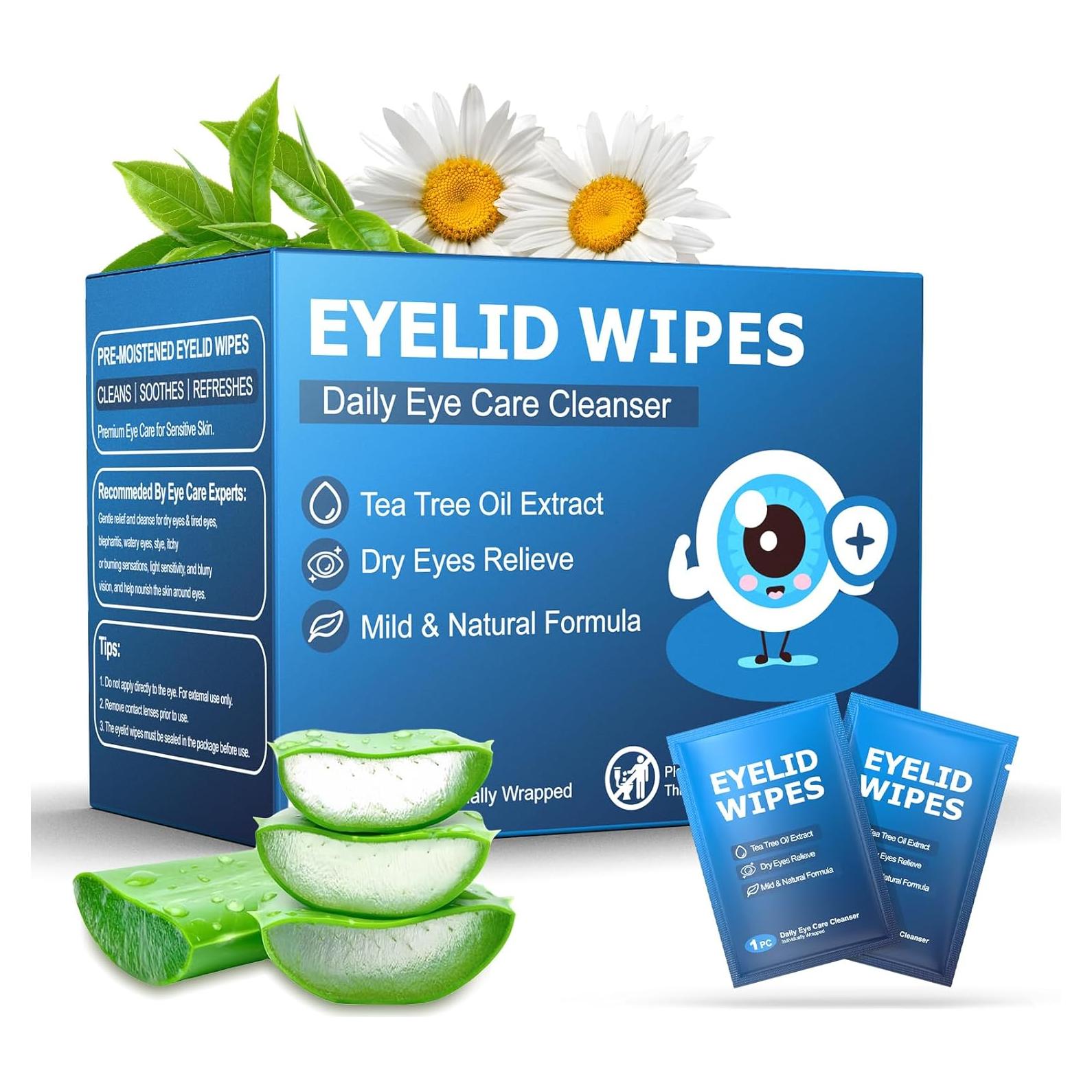 Toallitas para Párpados ProCIV - 30 Unidades Hipoalergénicas