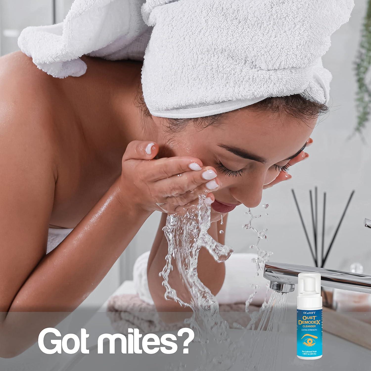 Limpiador Espumoso OCuSOFT Demodex 49.6 ml - Fuerza Extra