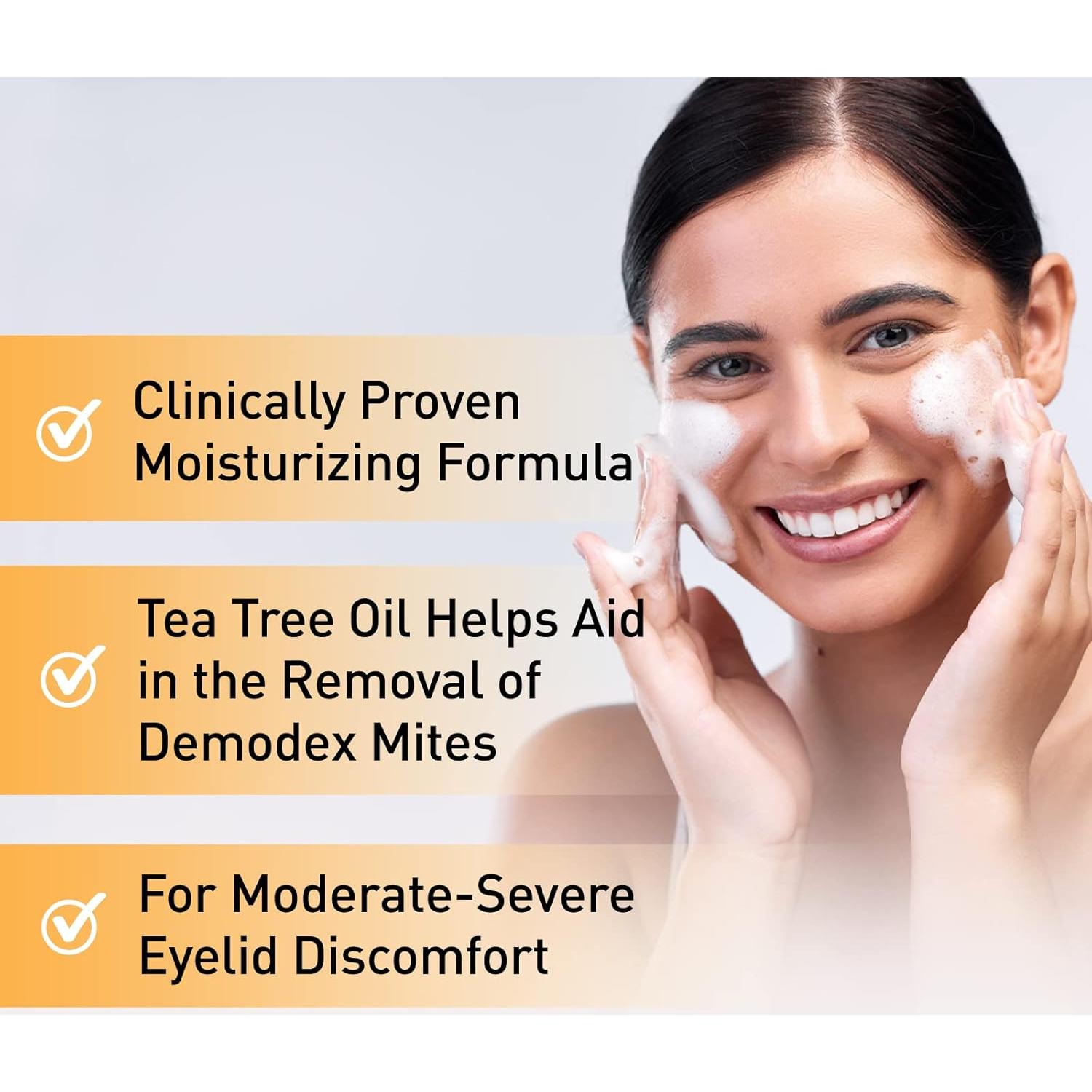 Limpiador Espumoso OCuSOFT Demodex 49.6 ml - Fuerza Extra