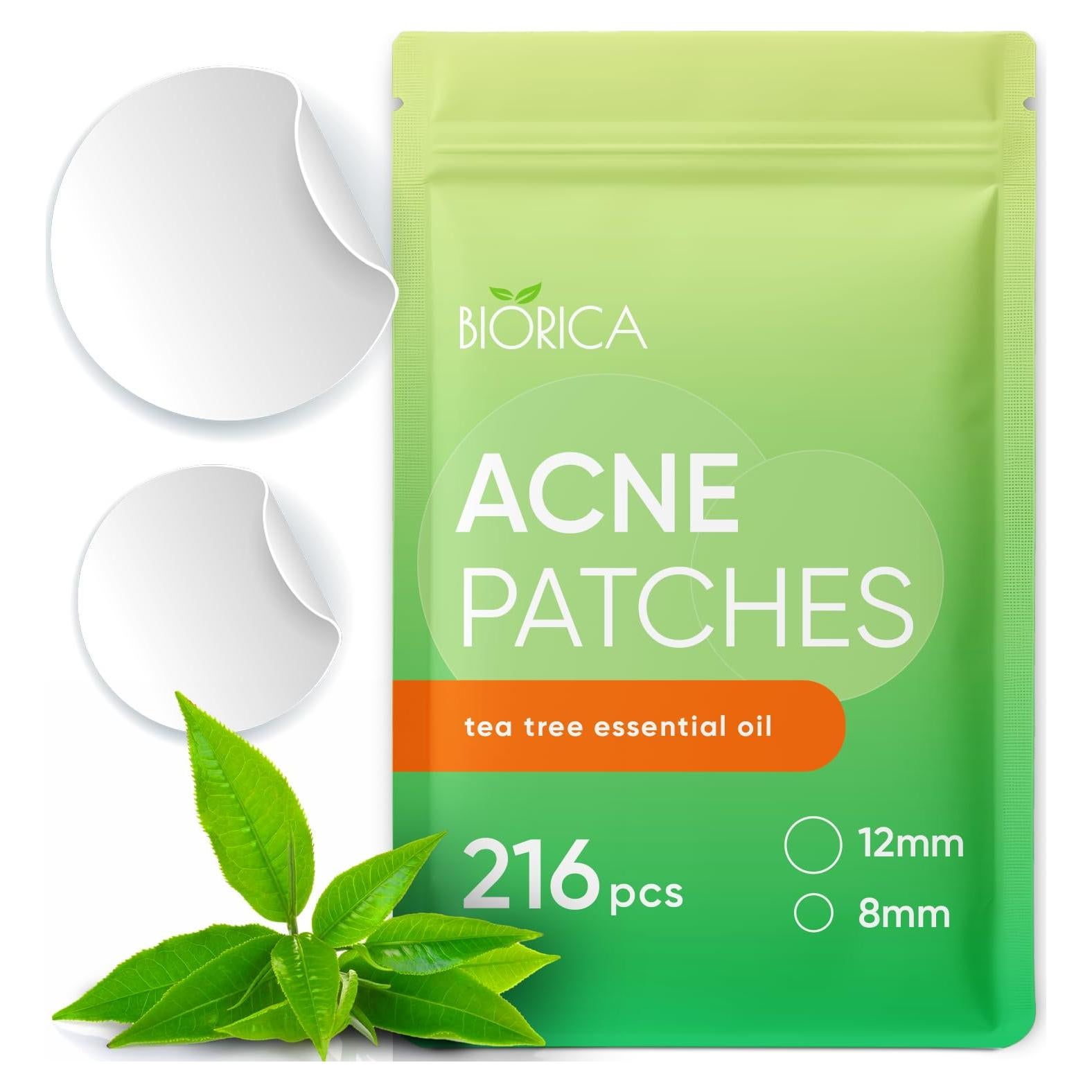 Parches Hidrocoloides para Granos BIORICA 216 Pcs con Aceite de Árbol de Té