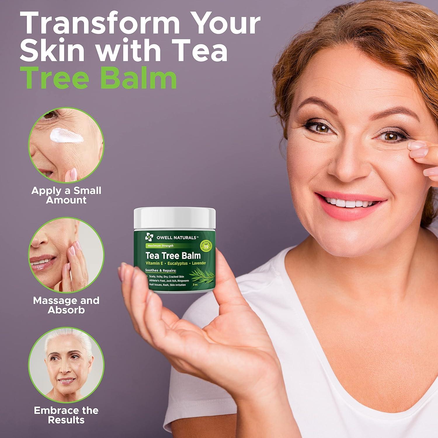 Bálsamo de Árbol de Té Owell Naturals 59 ml - Piel Seca y Agrietada