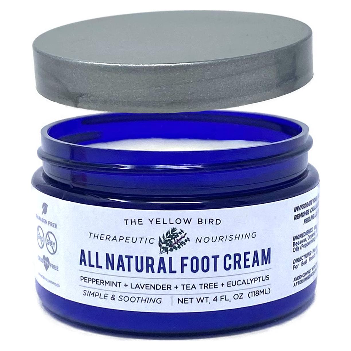 Crema Natural para Pies Amarilla - Hidratante 118 ml