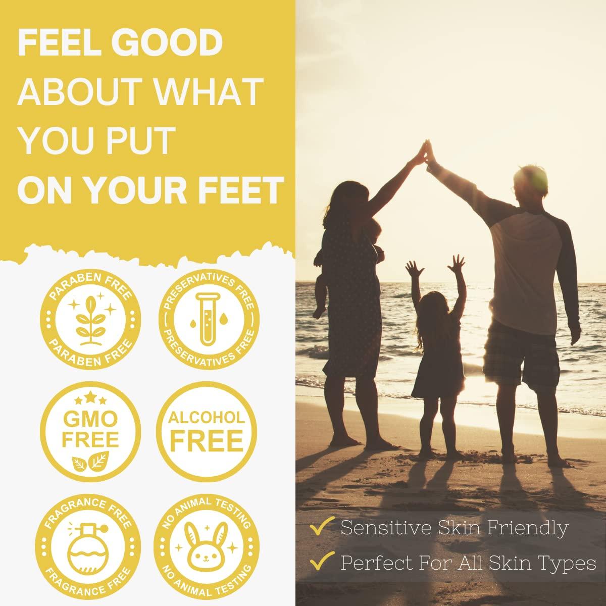 Crema Natural para Pies Amarilla - Hidratante 118 ml