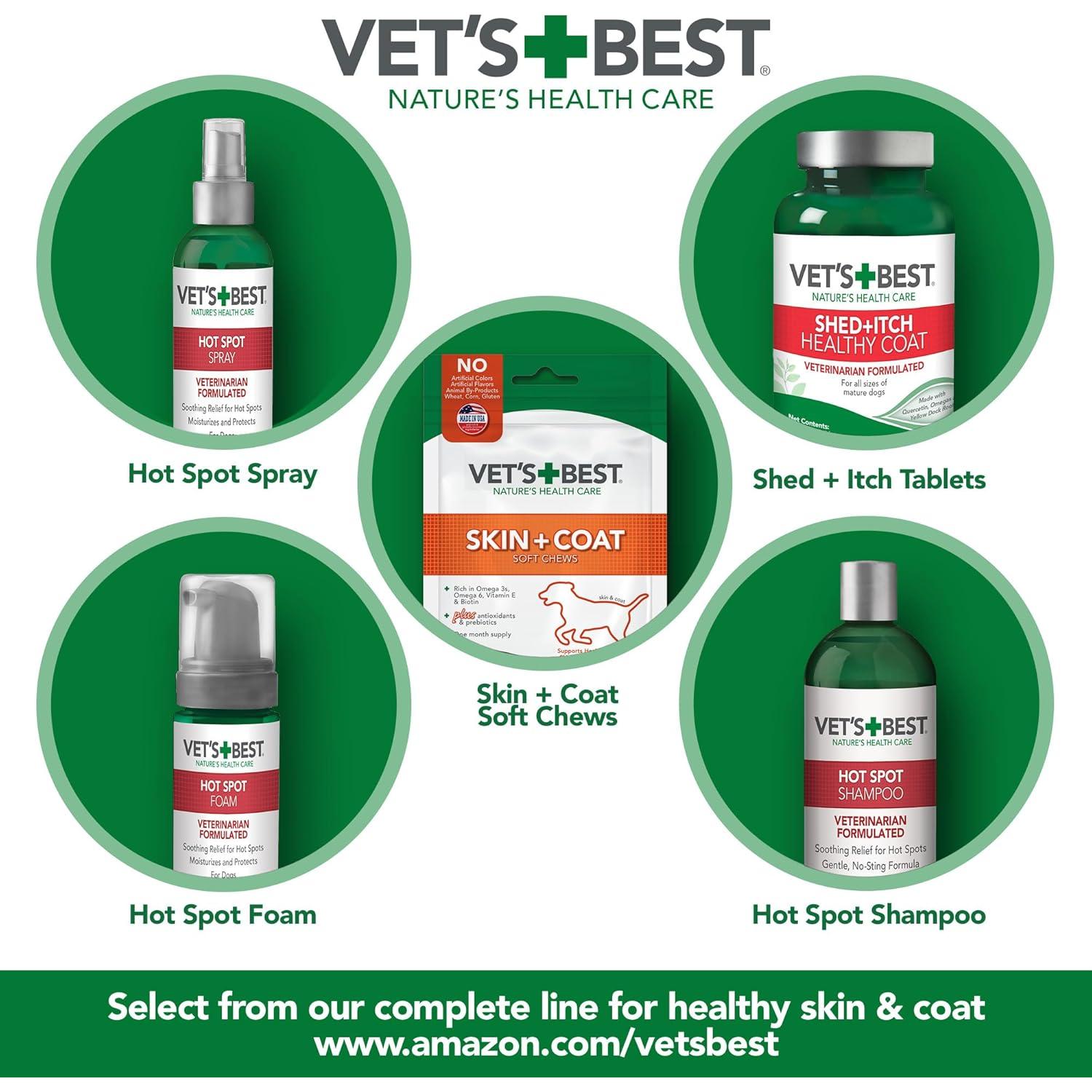 Spray Alivio Puntos Calientes Vet's Best 473 ml - Sin Alcohol