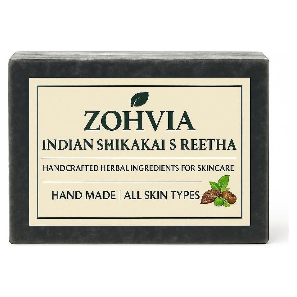 Jabón Herbal Ayurvédico Zohvia 125g con Shikakai y Amla