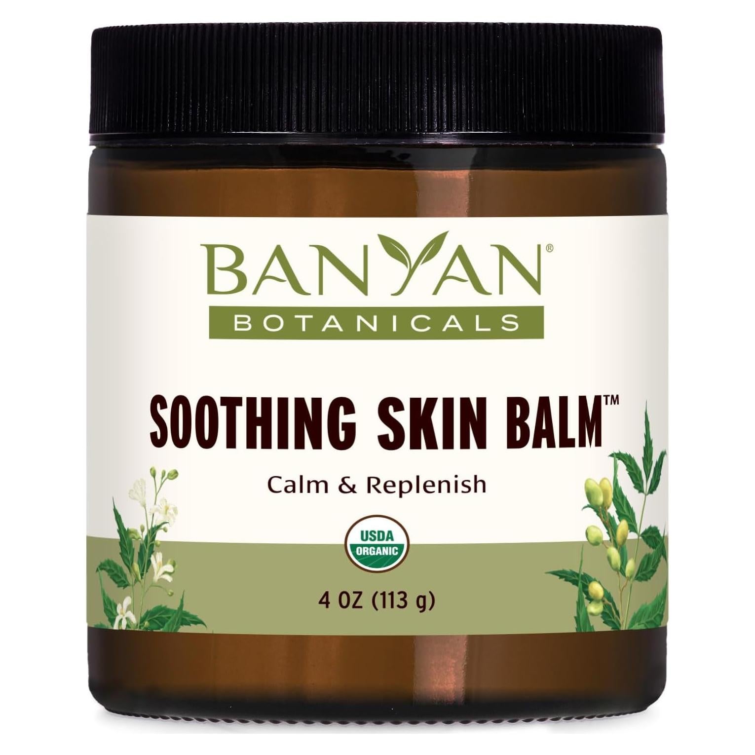 Bálsamo Calmante Banyan Botanicals 113.4 g - Ungüento Herbal Orgánico