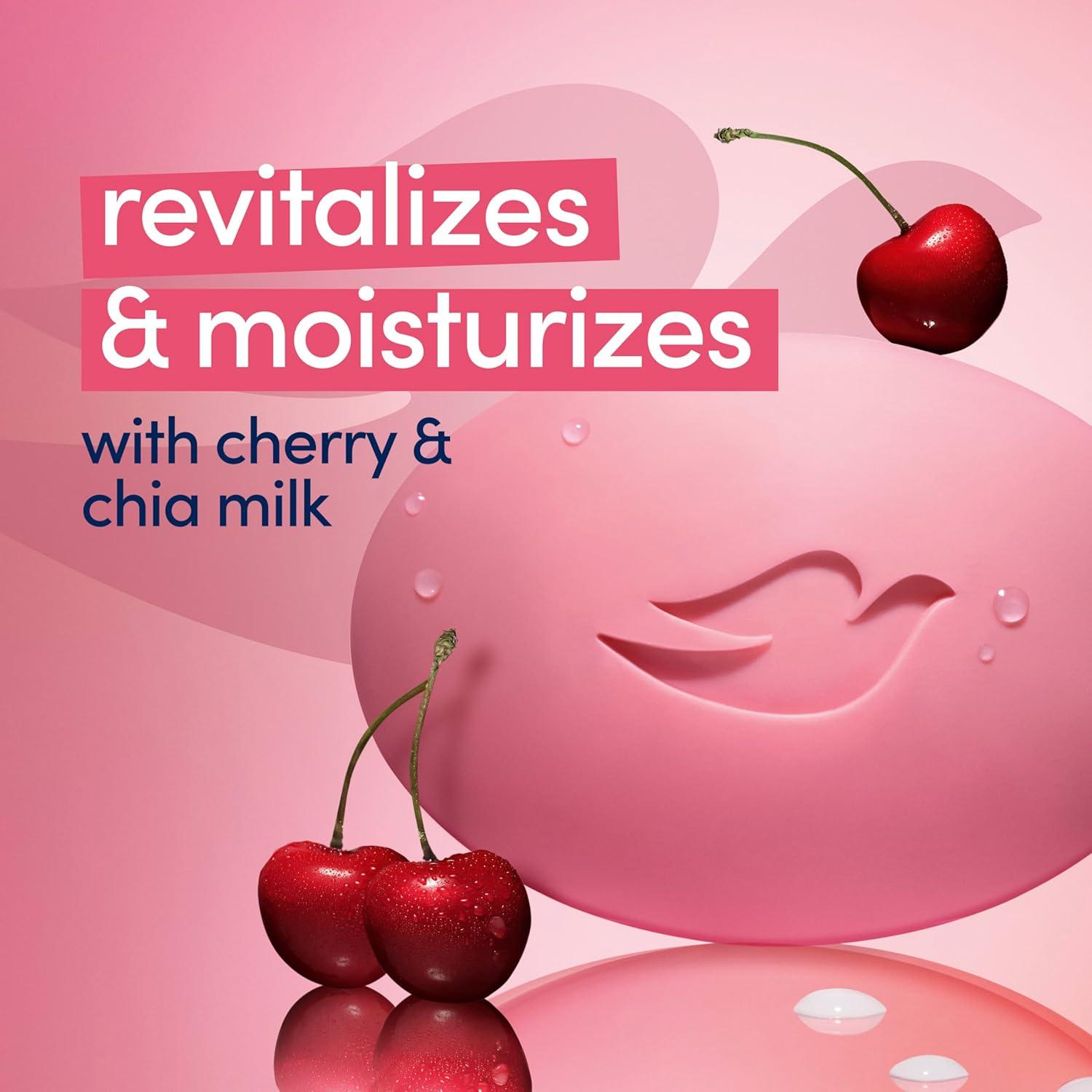Jabón de Belleza Dove Revitalizante Cereza y Chía 6x106g