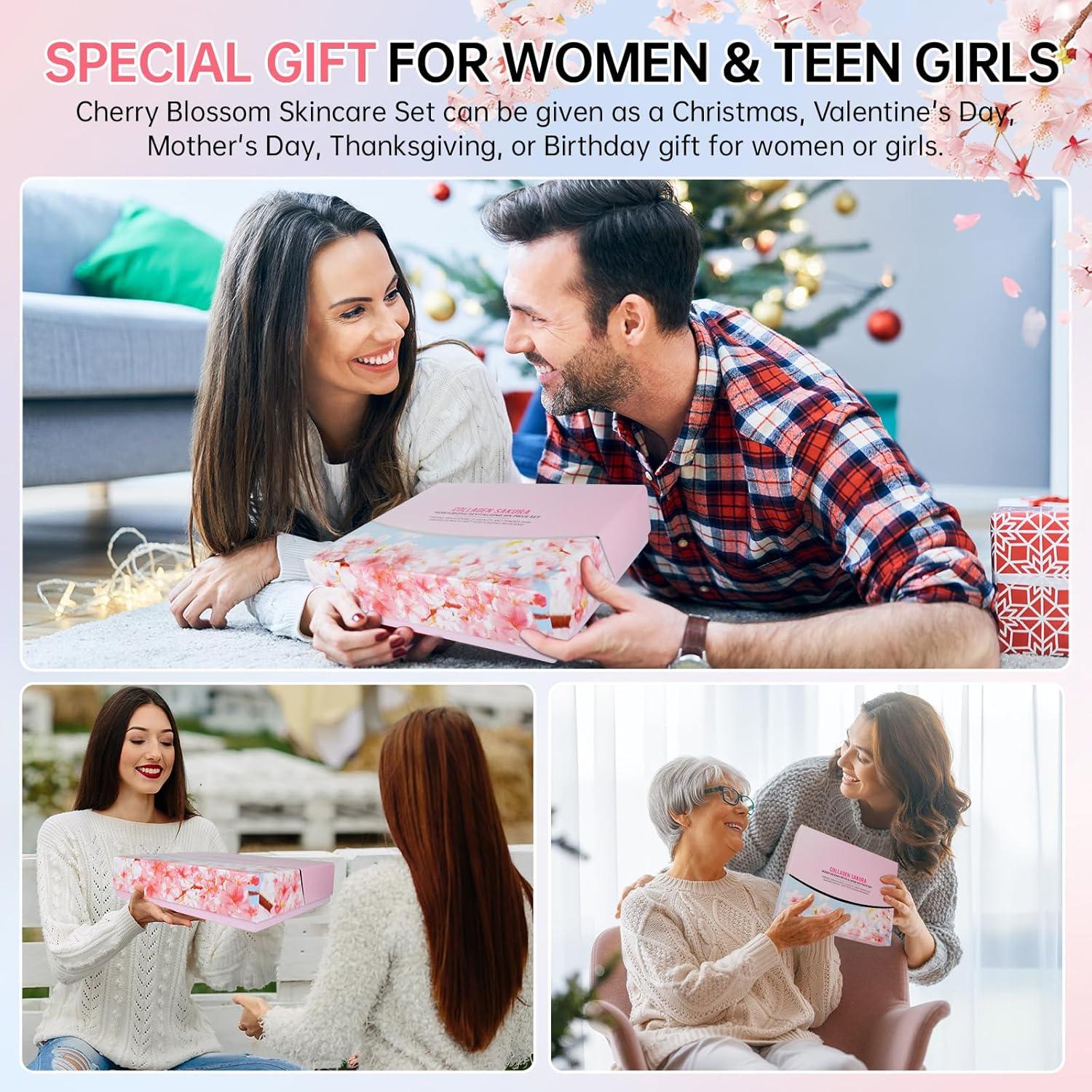 Set de Cuidado de la Piel Sakura Mopayzer 6 Piezas Hidratante