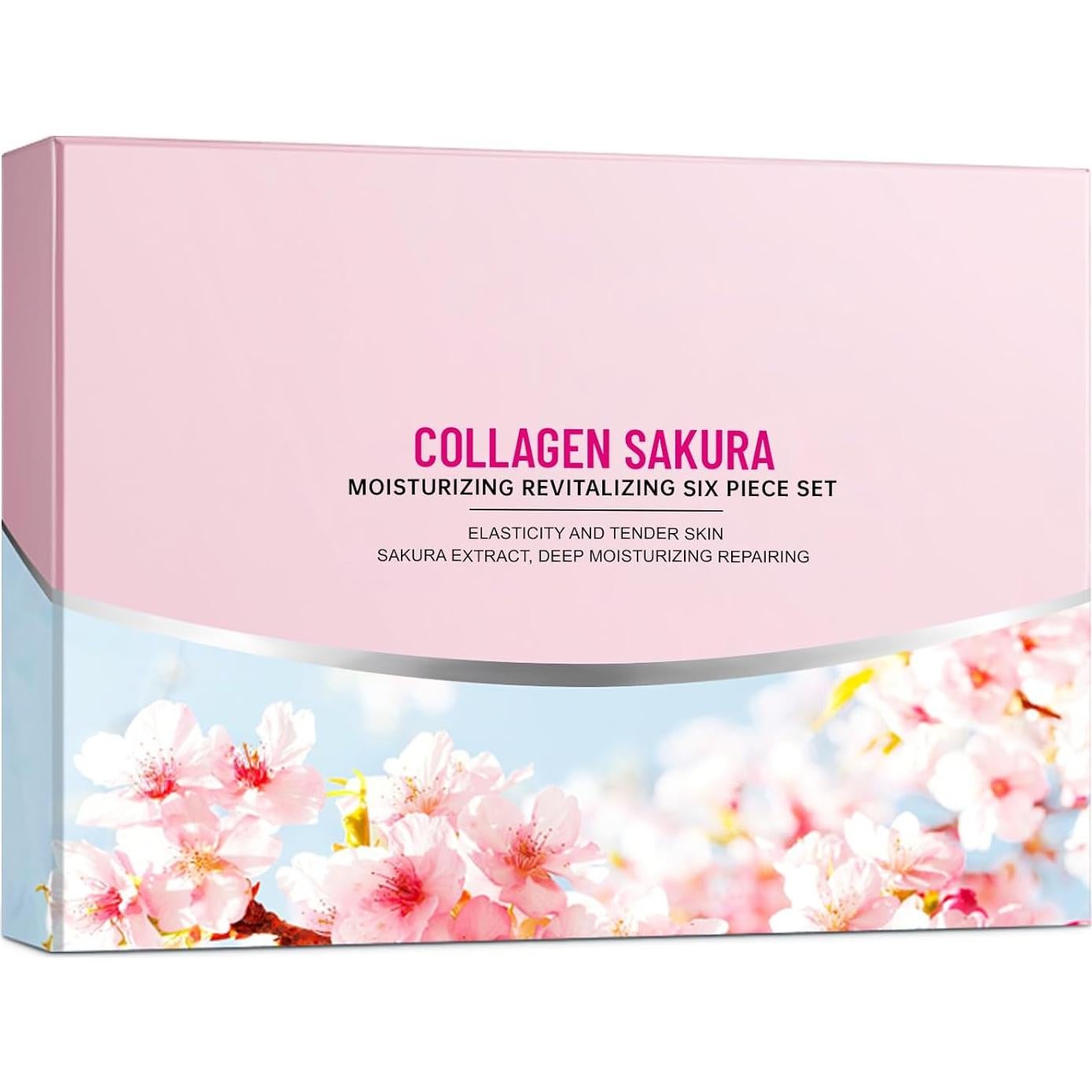 Set de Cuidado de la Piel Sakura Mopayzer 6 Piezas Hidratante