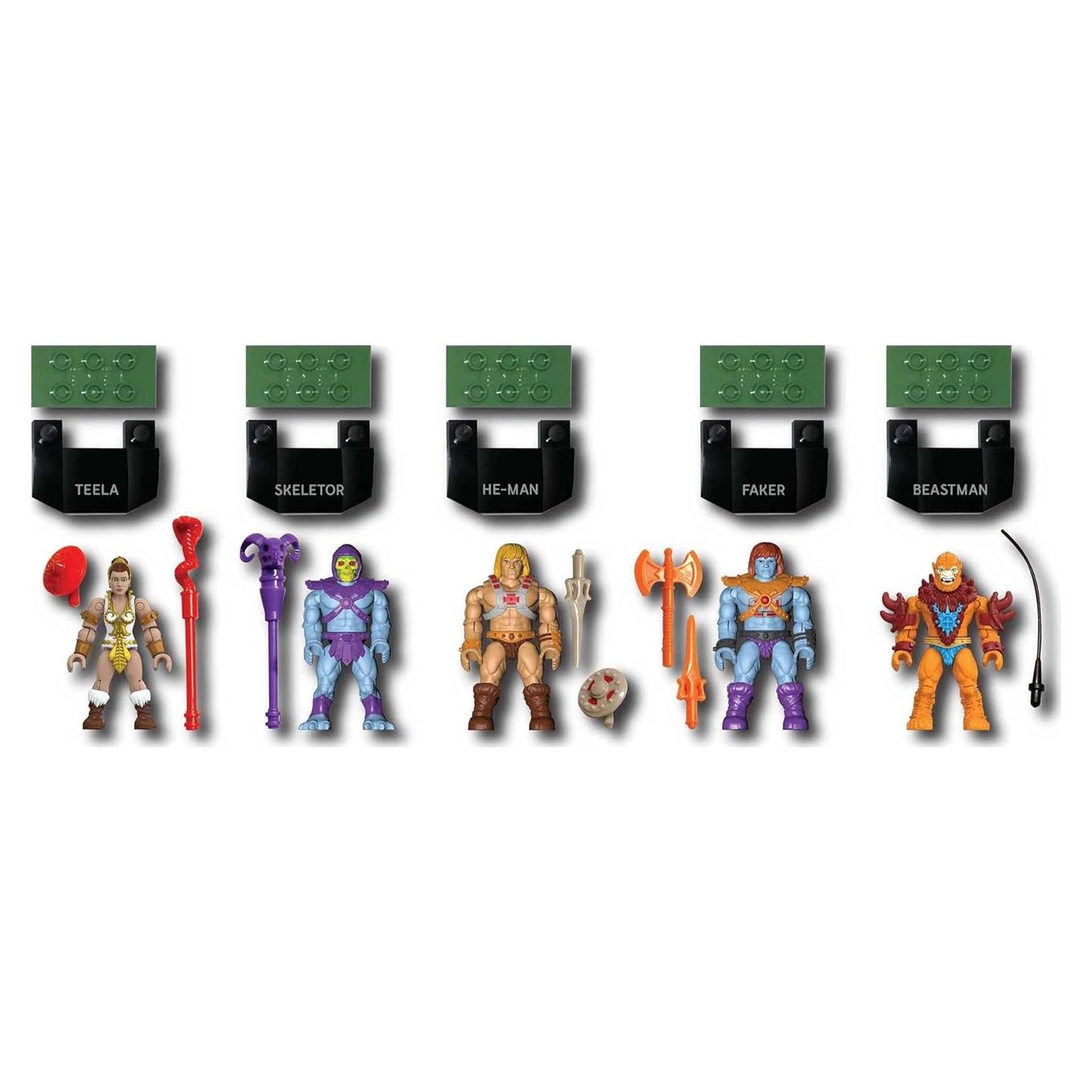 Mega Construx Heroes Battle for Eternia Collection Micro Action Figure Building Set