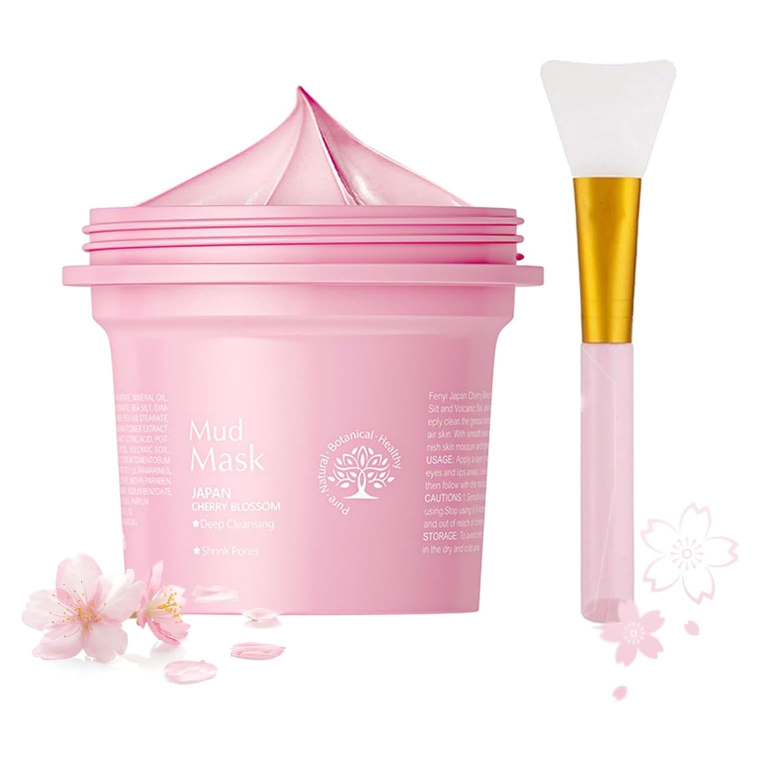 Mascarilla de Arcilla Sakura 100g - Hidratante y Reafirmante