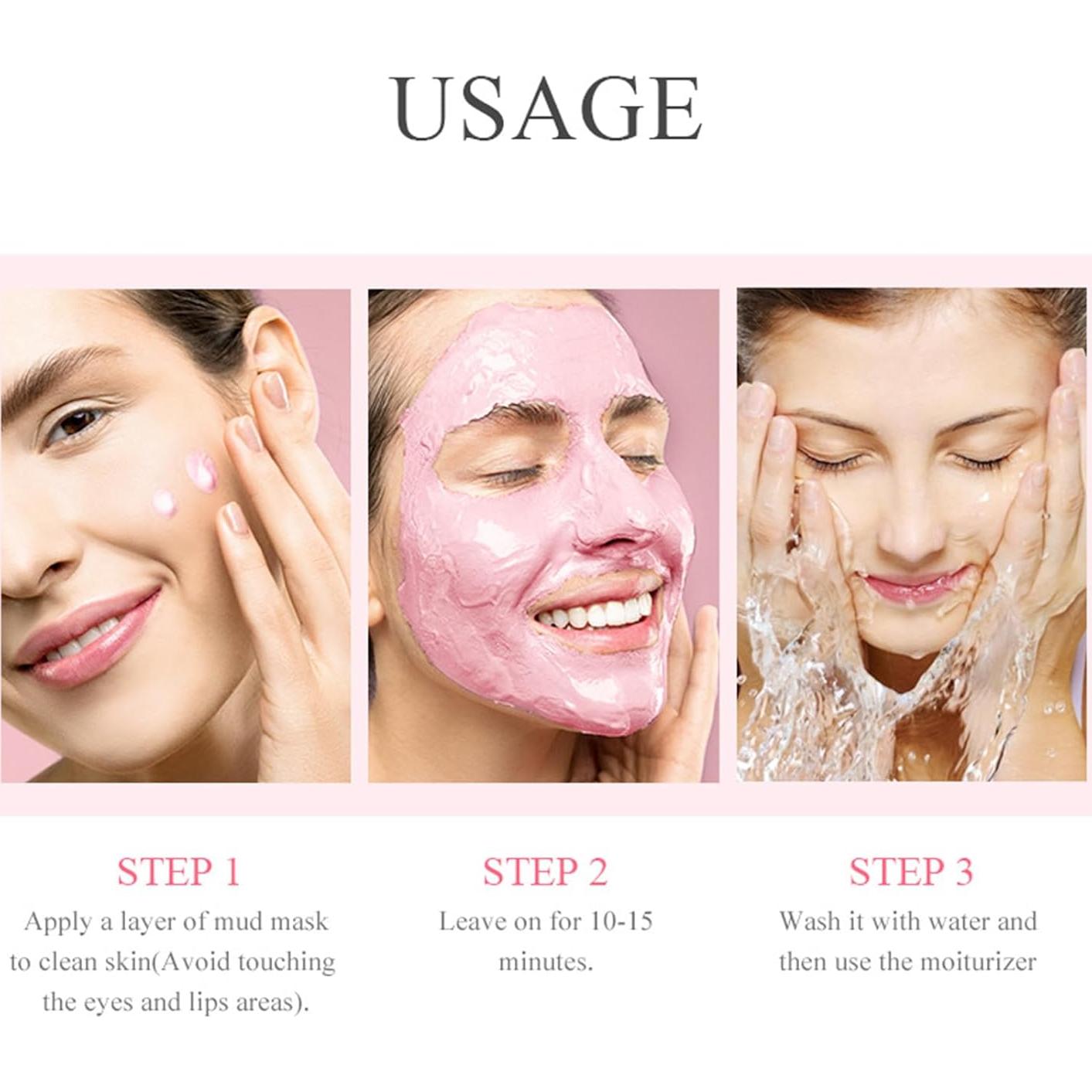 Mascarilla de Arcilla Sakura 100g - Hidratante y Reafirmante