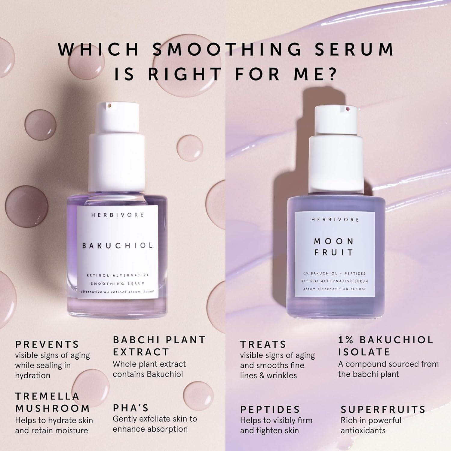 Suero de Bakuchiol Herbivore 30 mL - Alternativa Vegana al Retinol