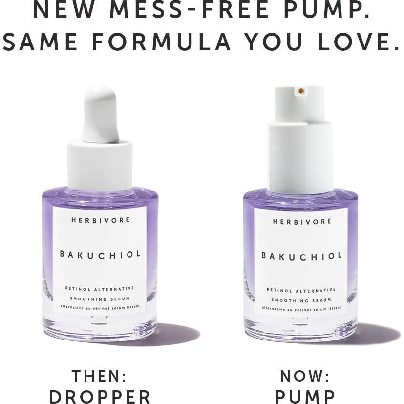 Suero de Bakuchiol Herbivore 30 mL - Alternativa Vegana al Retinol