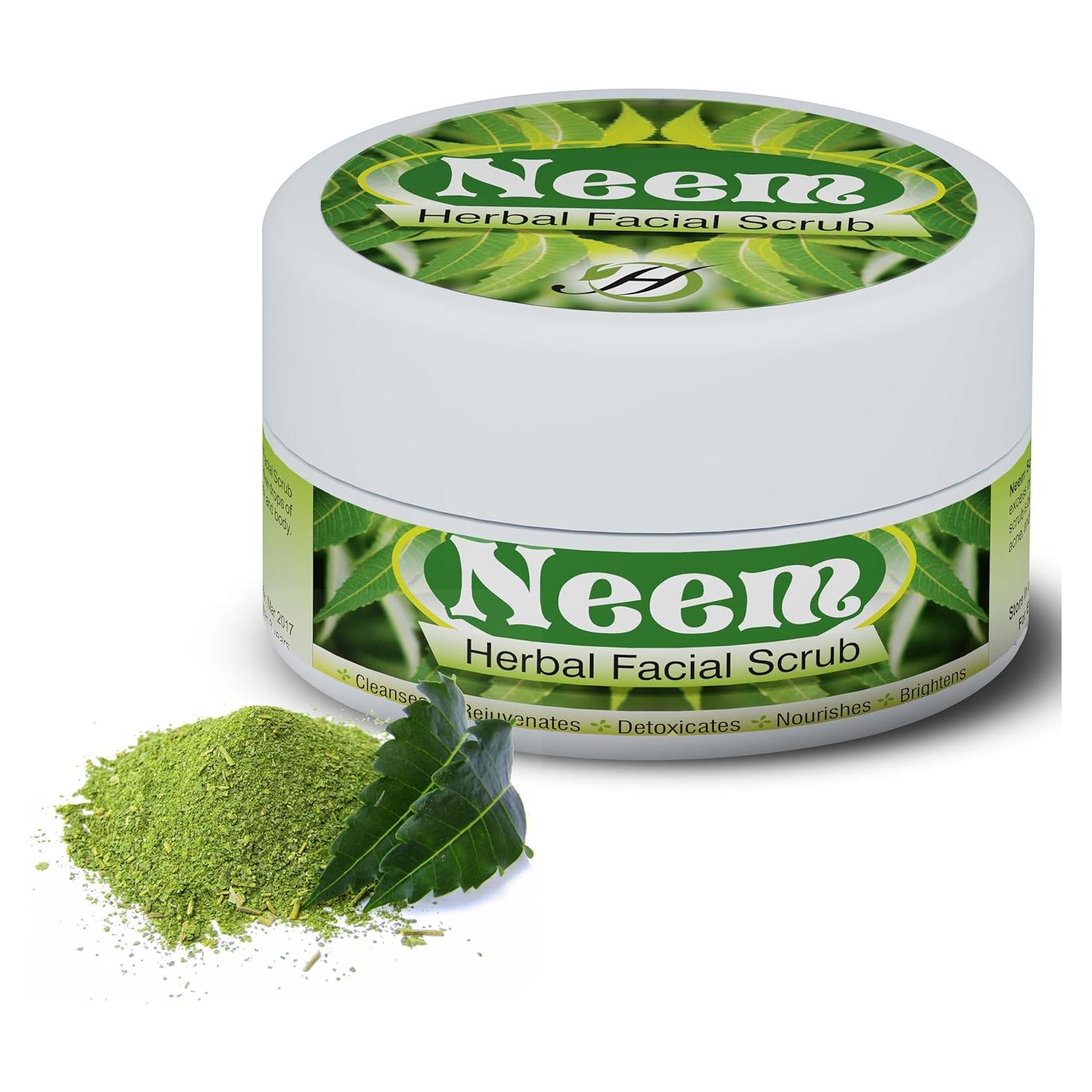 Exfoliante Facial Herboganic Neem 150 g - Natural y Suave