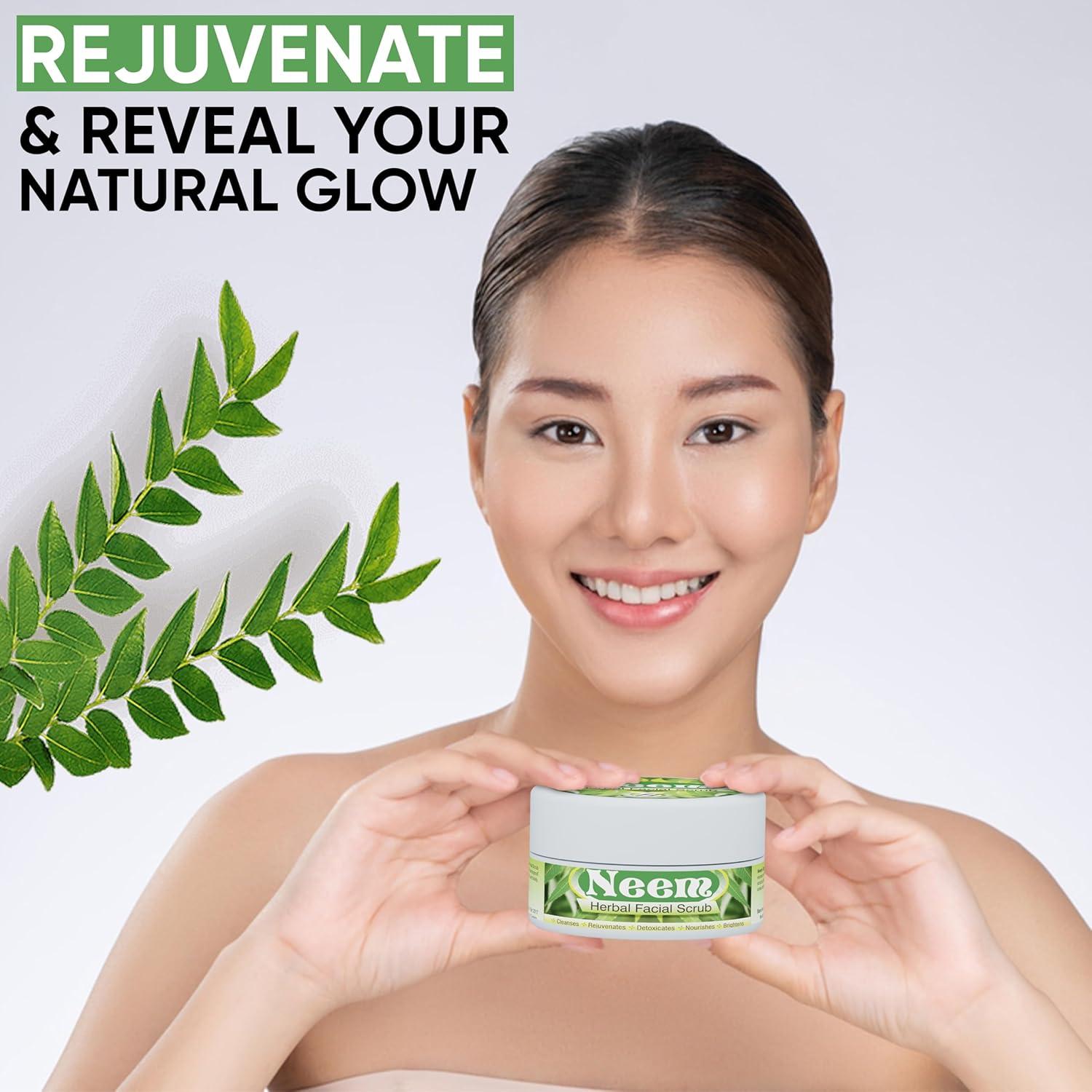 Exfoliante Facial Herboganic Neem 150 g - Natural y Suave