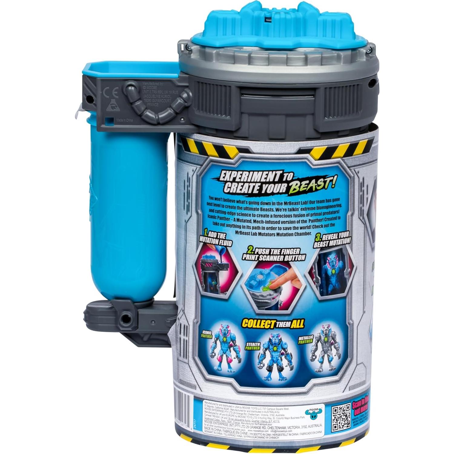 MrBeast Lab Mutators Pantera Icónica 13cm 20 Puntos Articulación